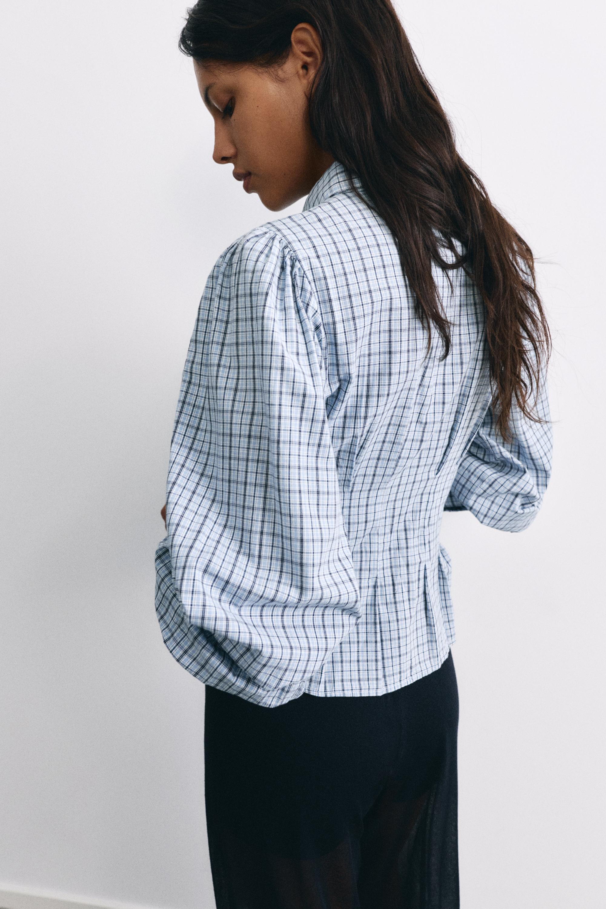 Pull&Bear Ekose slim fit gömlek görsel 6