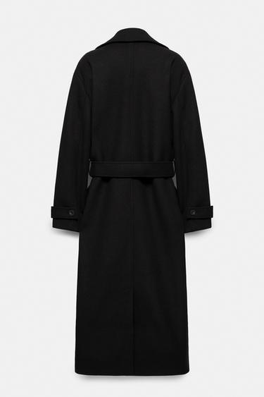 Long belted coat — Black 5