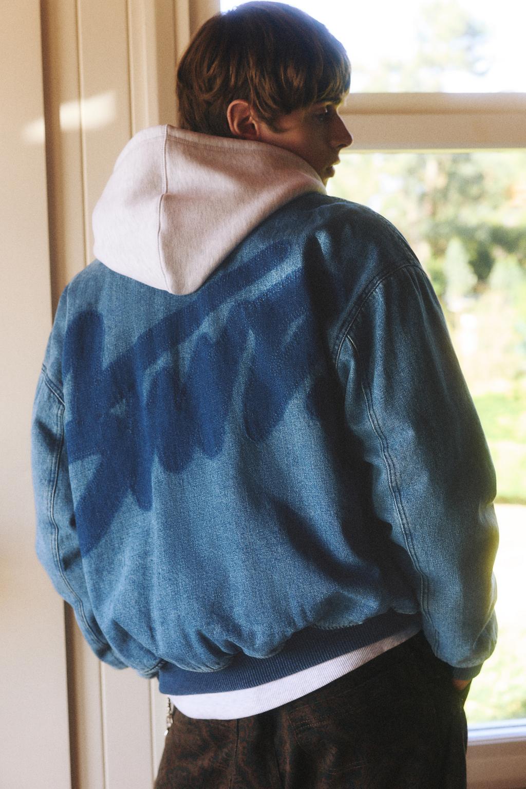 Bomber in denim STWD PULL&BEAR