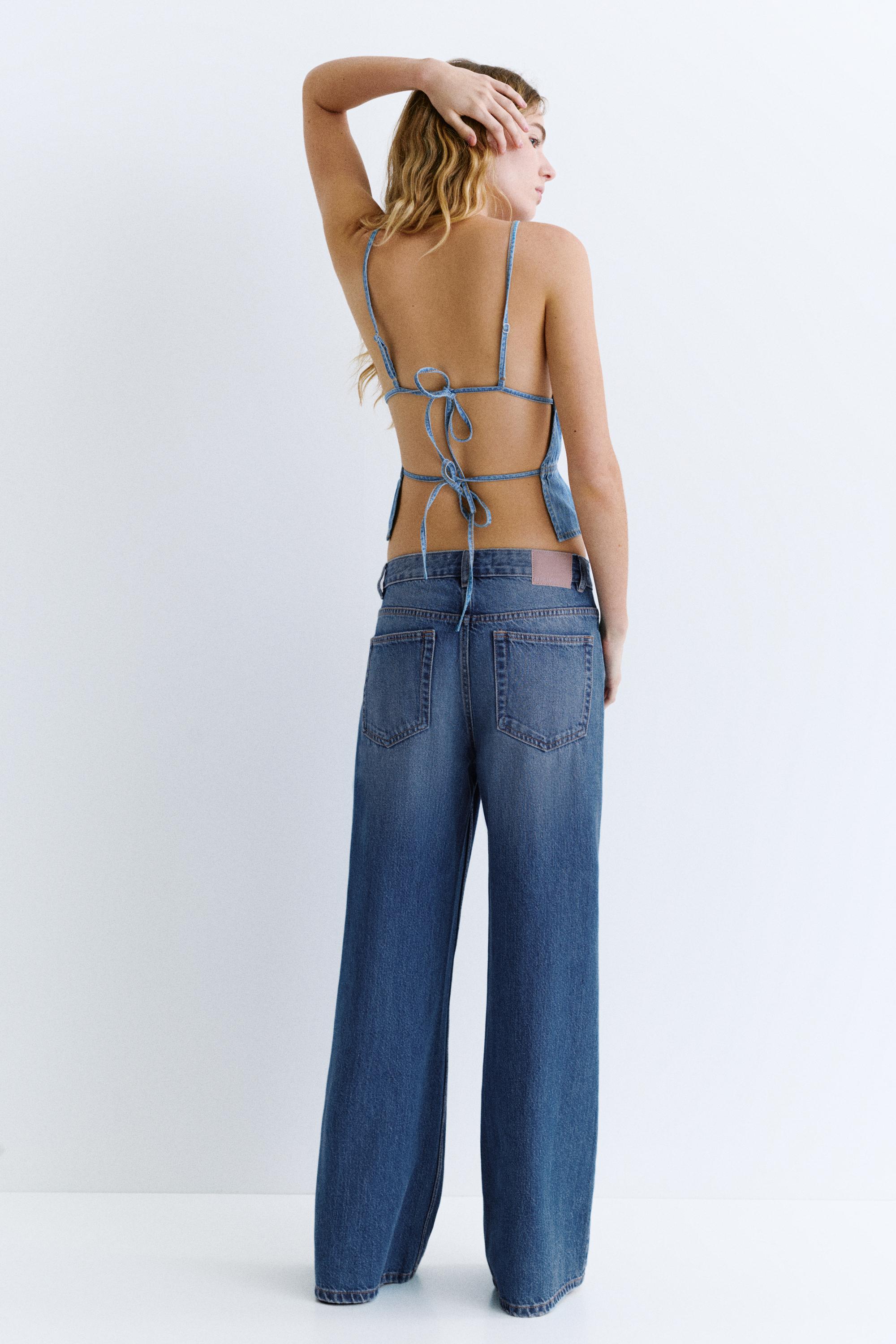 Oversize baggy jeans — Deep blue