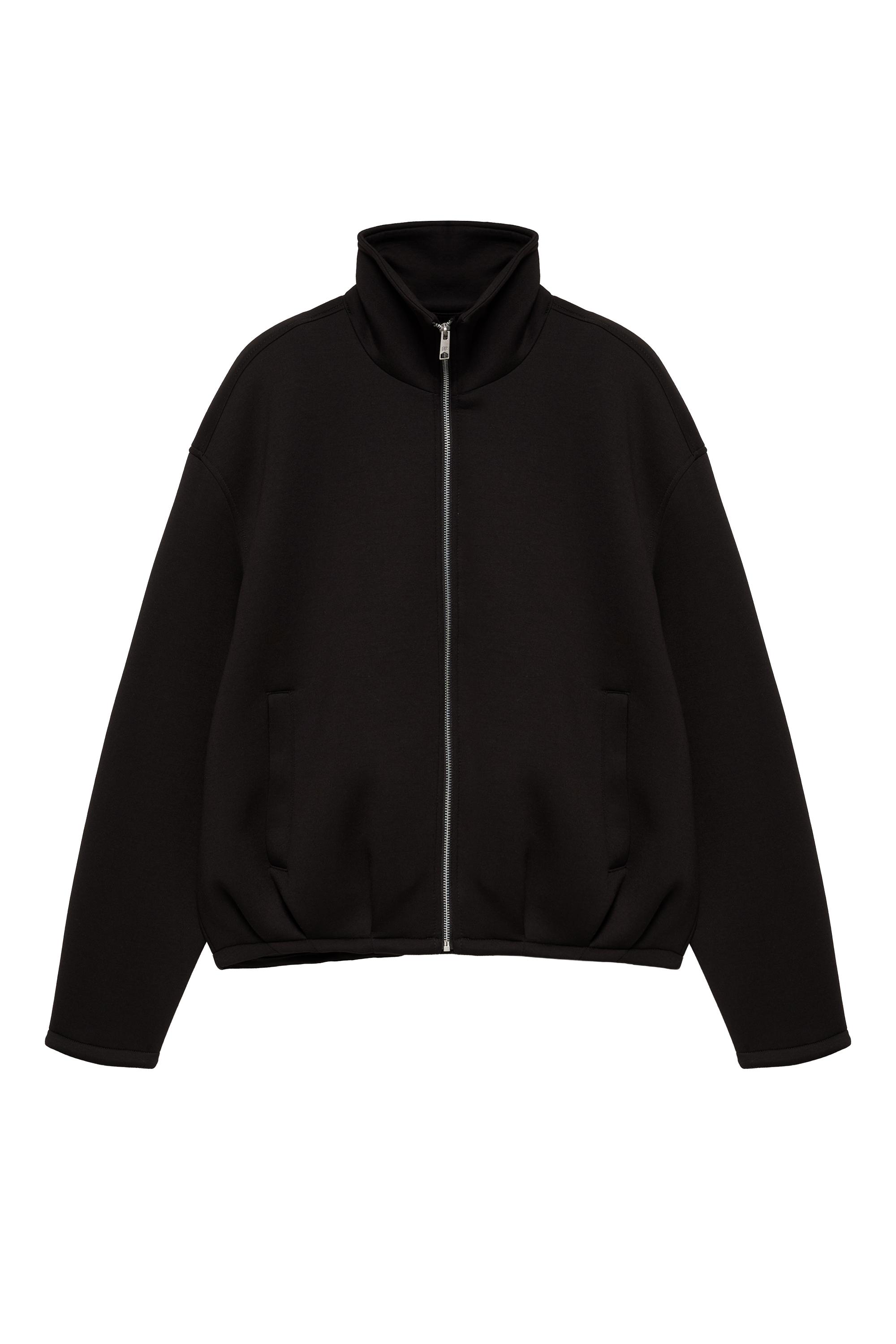 Chaqueta globo efecto neopreno