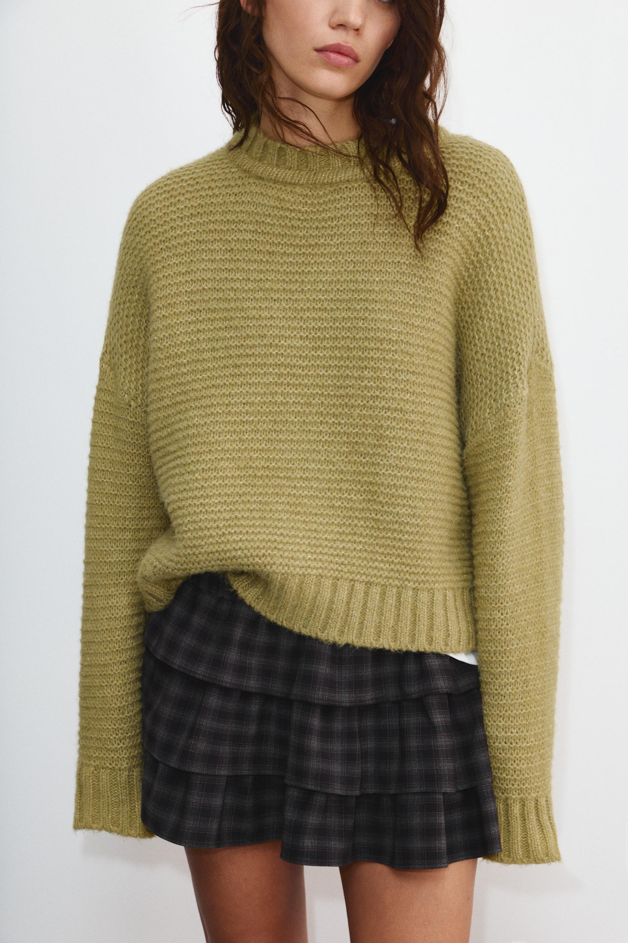 Pullover A Maglia Spessa