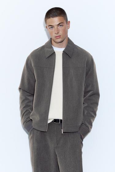 Tailored fit jacket with zip — Anthracite grey 2