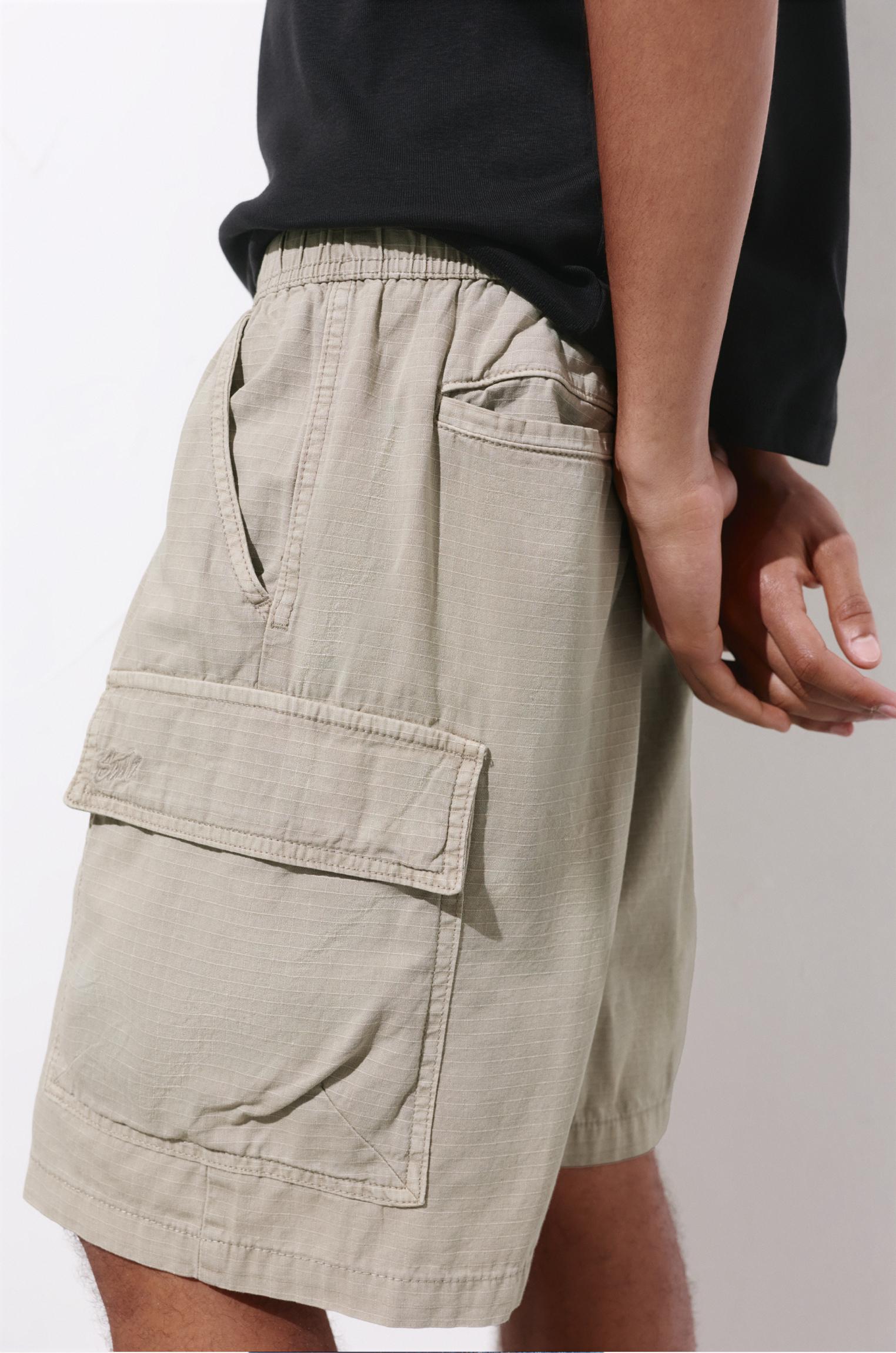 Ripstop cargo Bermuda shorts — Grey