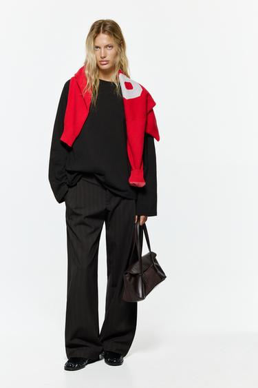 Oversize long sleeve T-shirt — Black 4