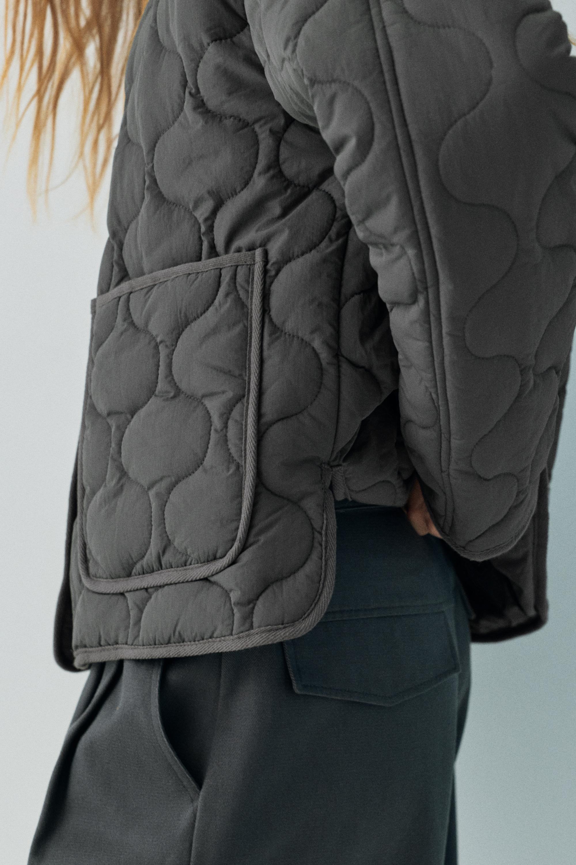 Lightweight padded jacket — Anthracite grey