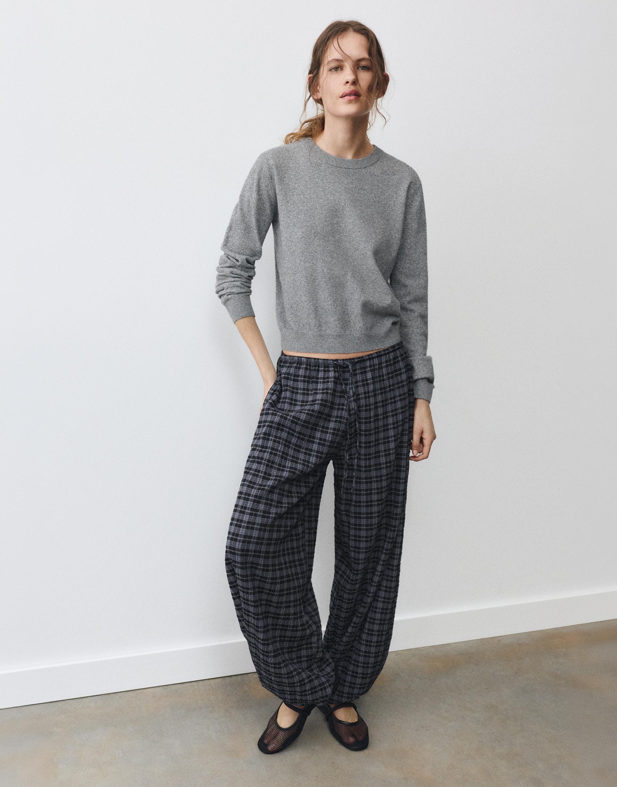 Soft knit jumper — Grey marl
