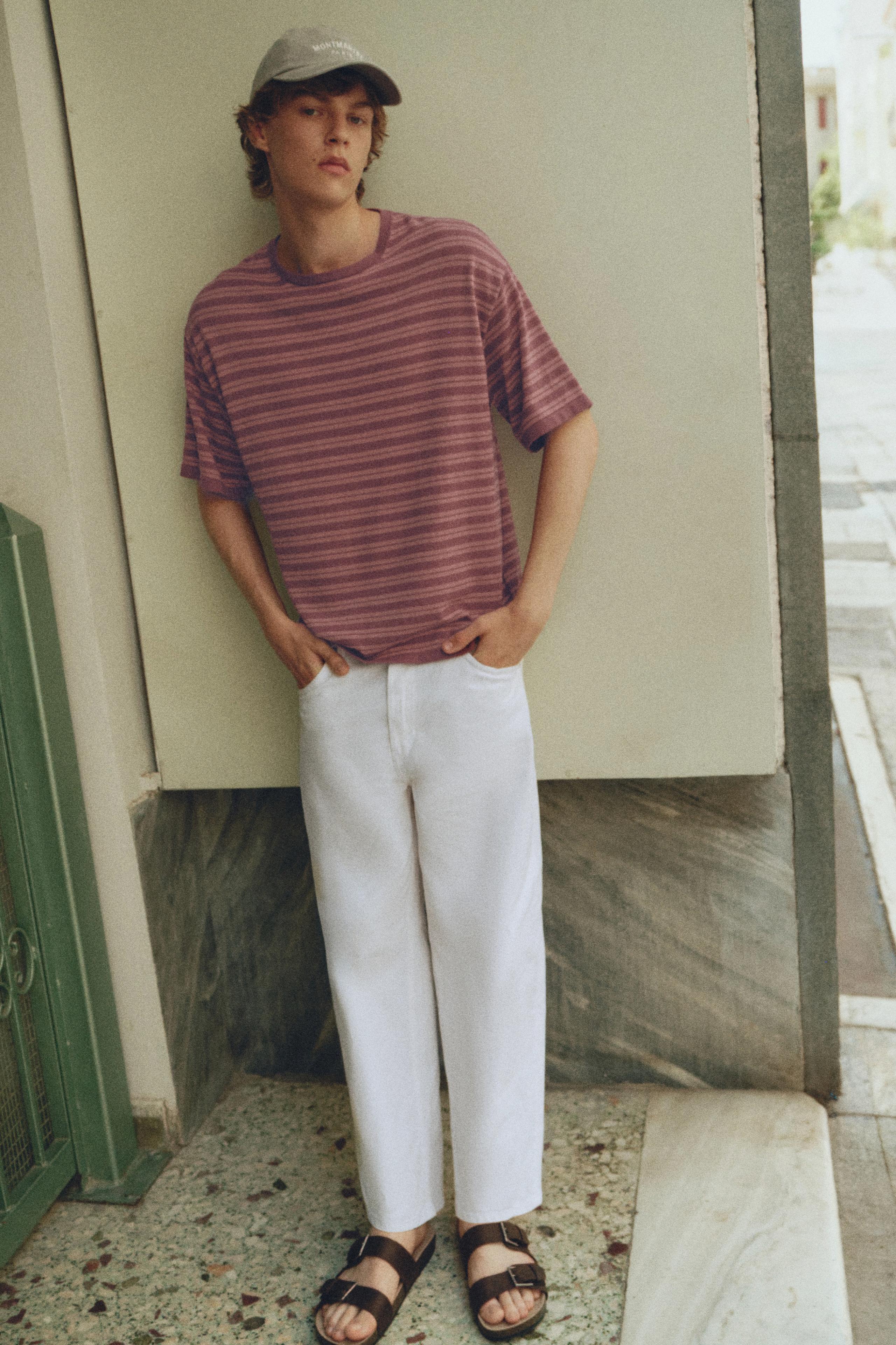 Tapered jeans — White