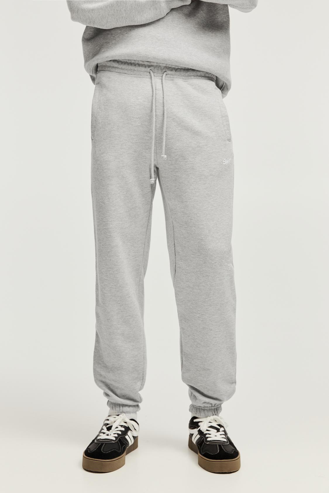 Grey Chandal Hombre Pull And Bear Chandals Pull And Bear Hombre
