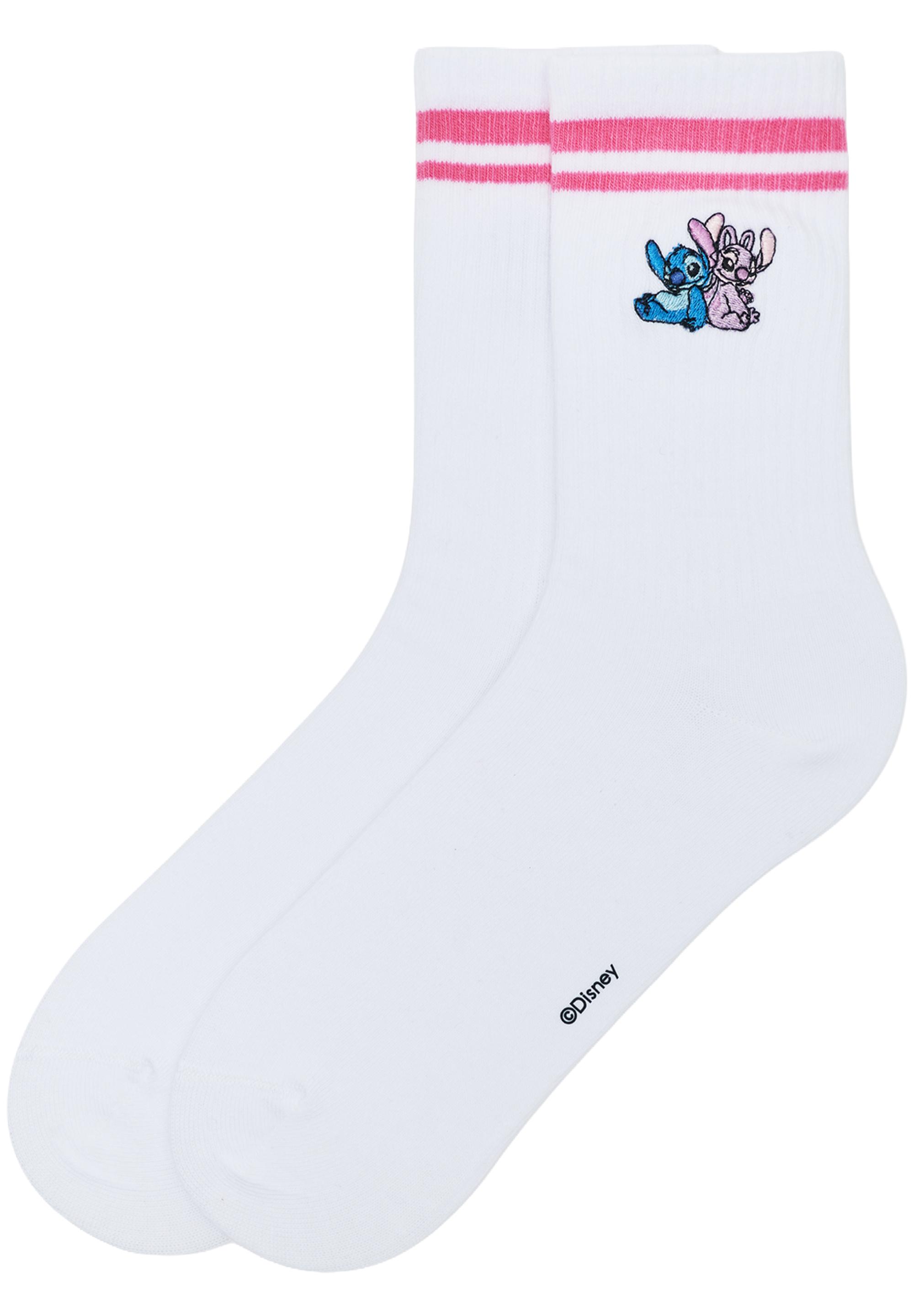 Stitch socks — Pink