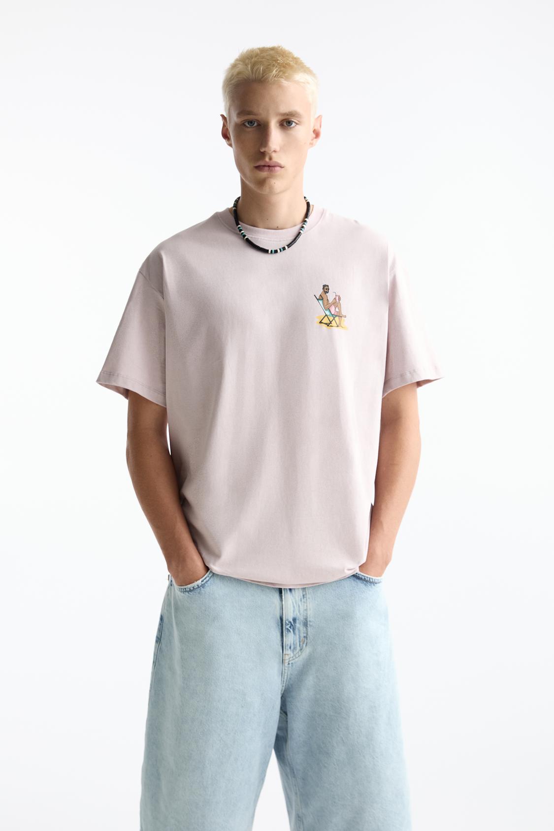 Morty Camiseta Print Pull And Bear Maglietta Rick E Top Morty Pull