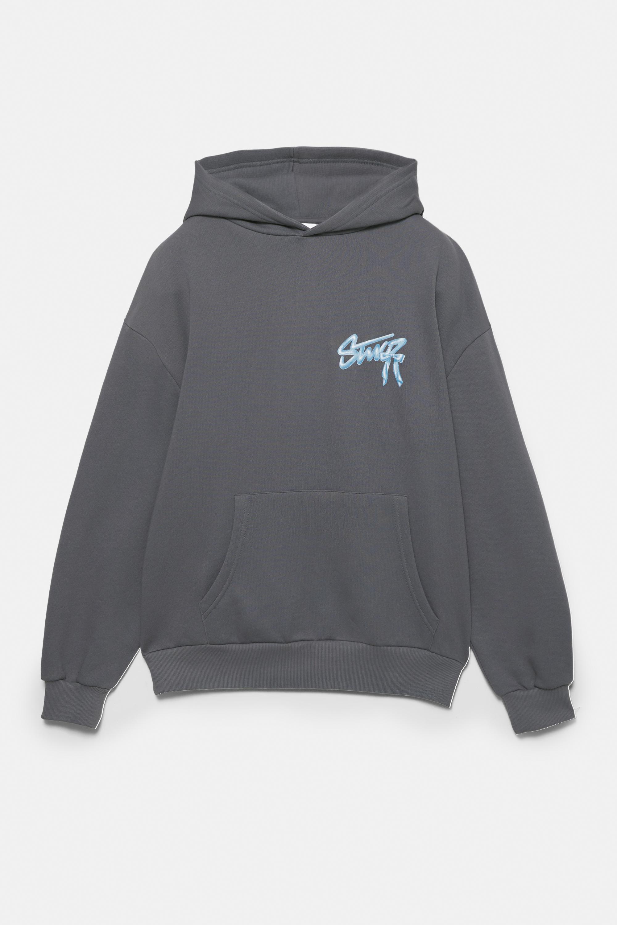 STWD fiyonk kapüşonlu sweatshirt