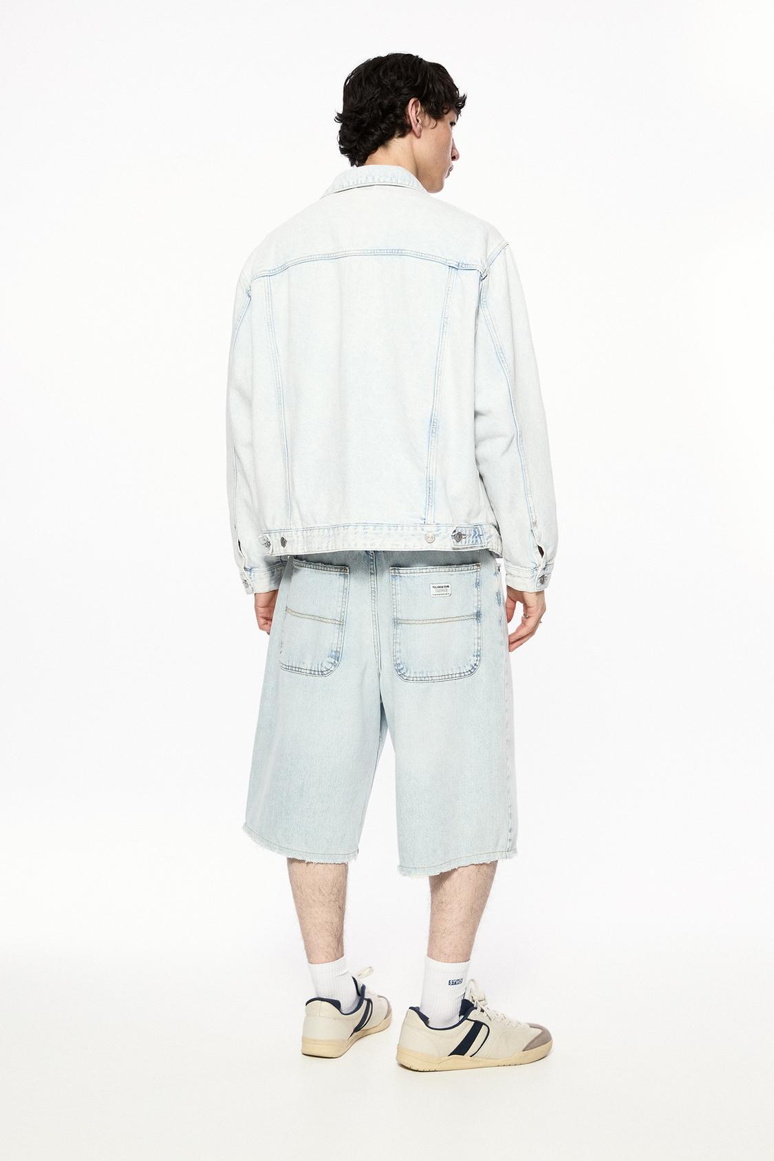 Jeansjacke mit Taschen - PULL&BEAR 