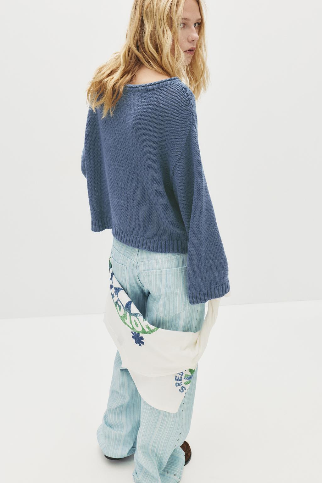 Oversize wide-neck sweater PULL&BEAR