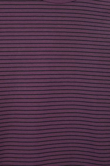 Fitted long sleeve T-shirt — Striped 7
