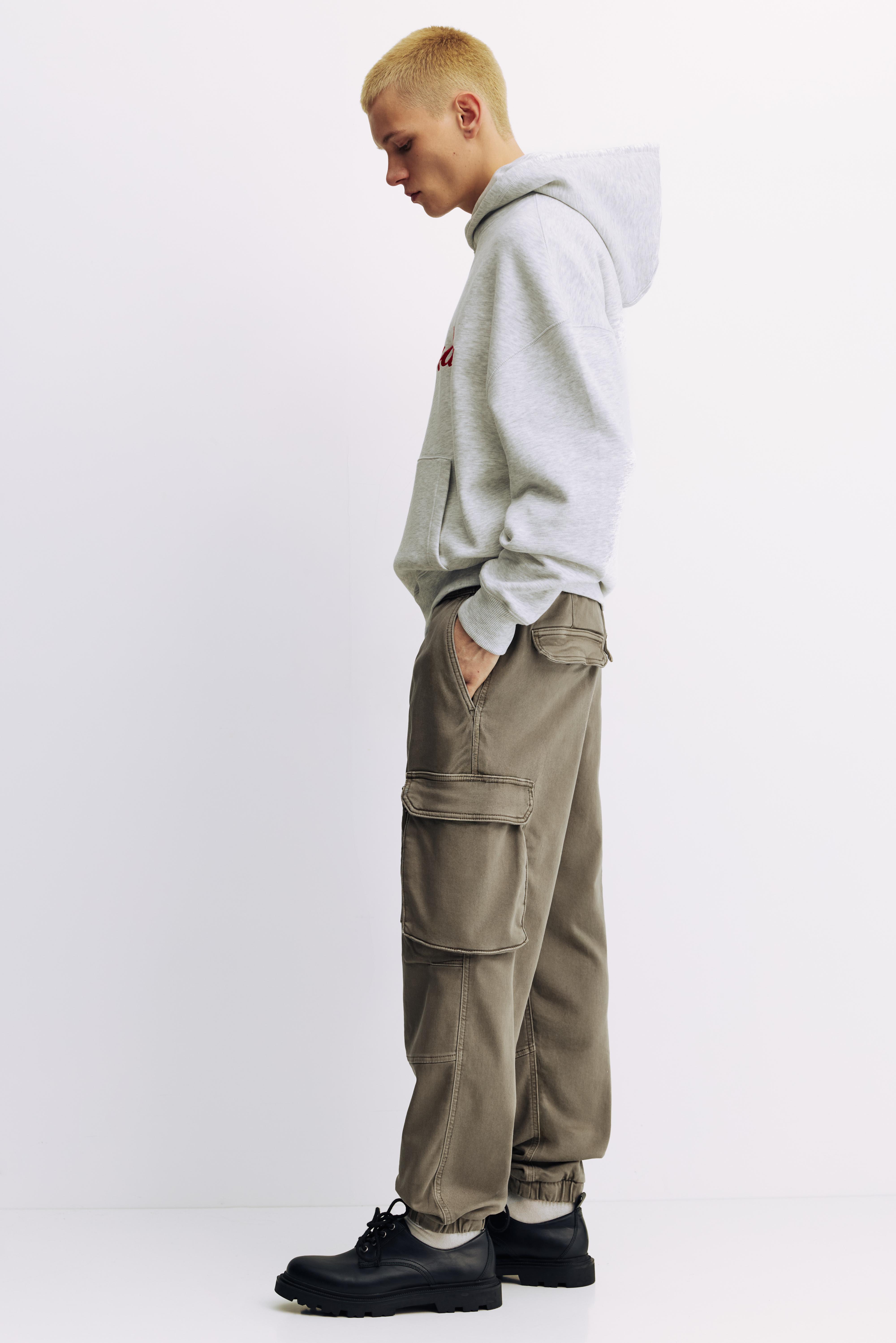 Multi-pocket comfort jogger trousers — Khaki