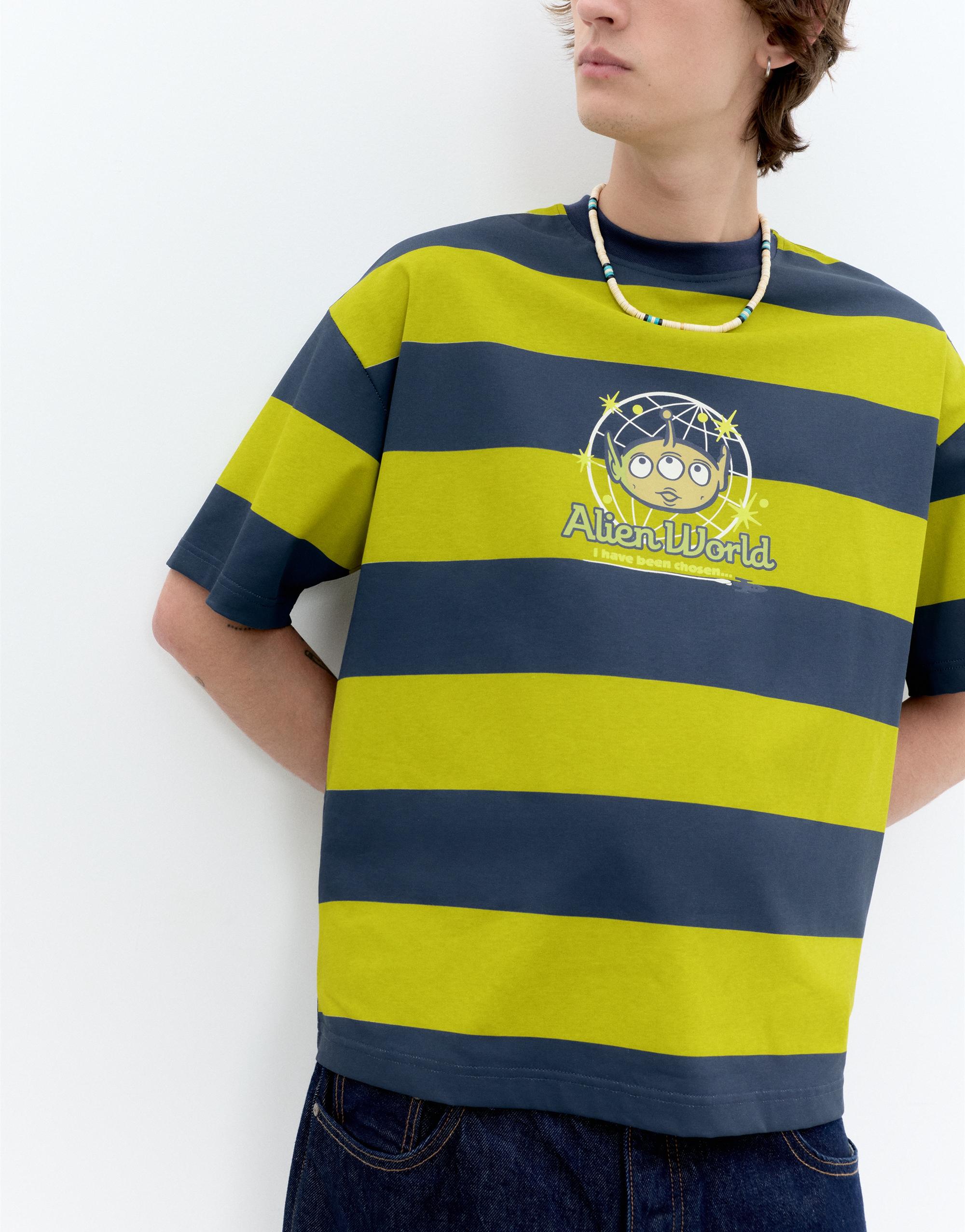 Toy Story striped T-shirt — Lime
