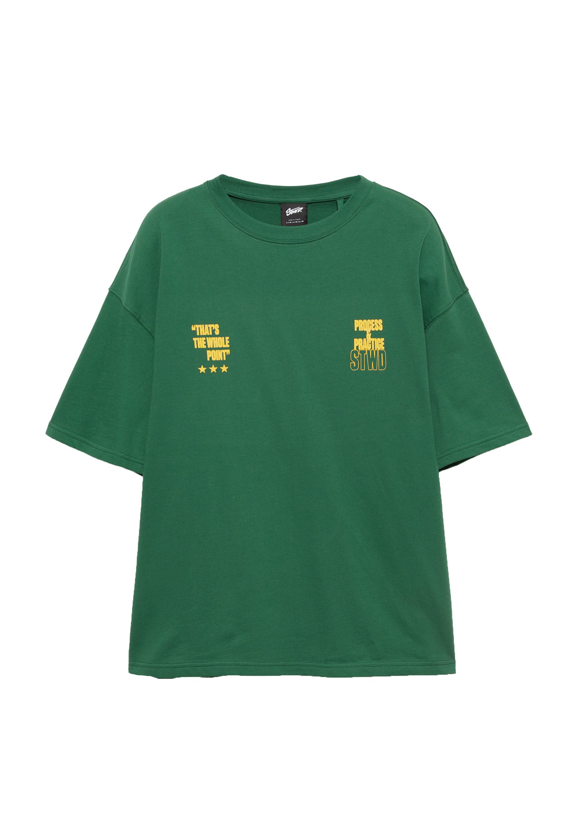 Pull&Bear STWD kısa kollu sweatshirt görsel 4