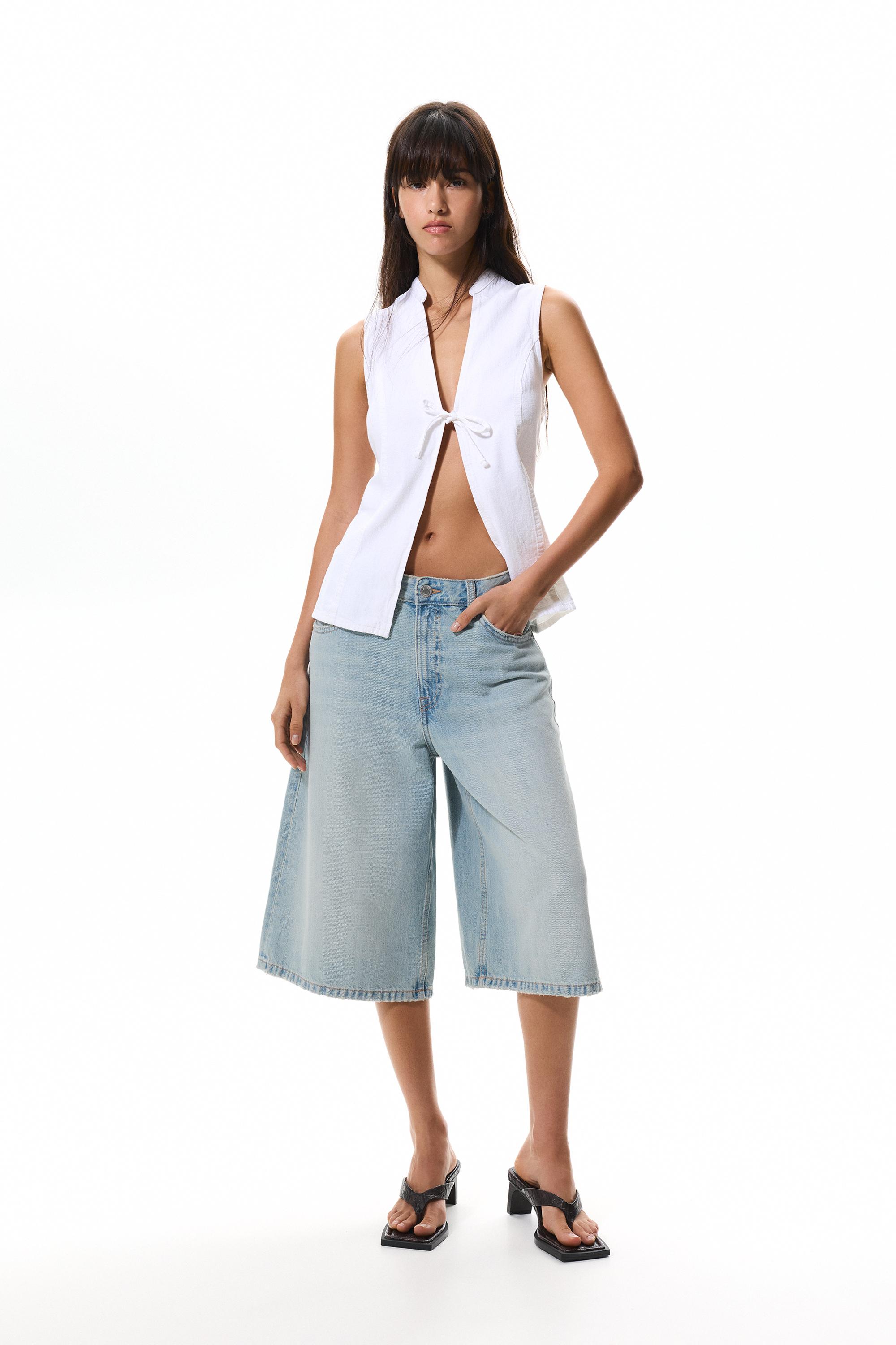 Baggy Jorts Mit Tiefem Bund