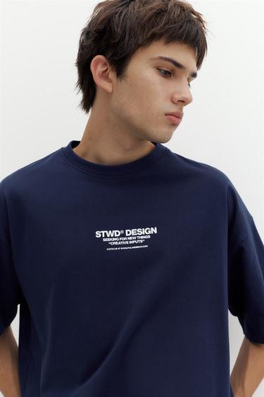 STWD graphic T-shirt — Dark blue 3