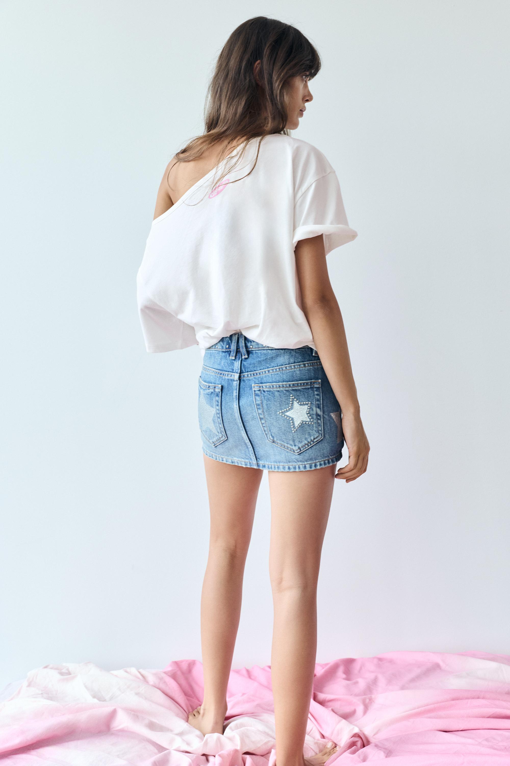Clueless asymmetric T-shirt — White