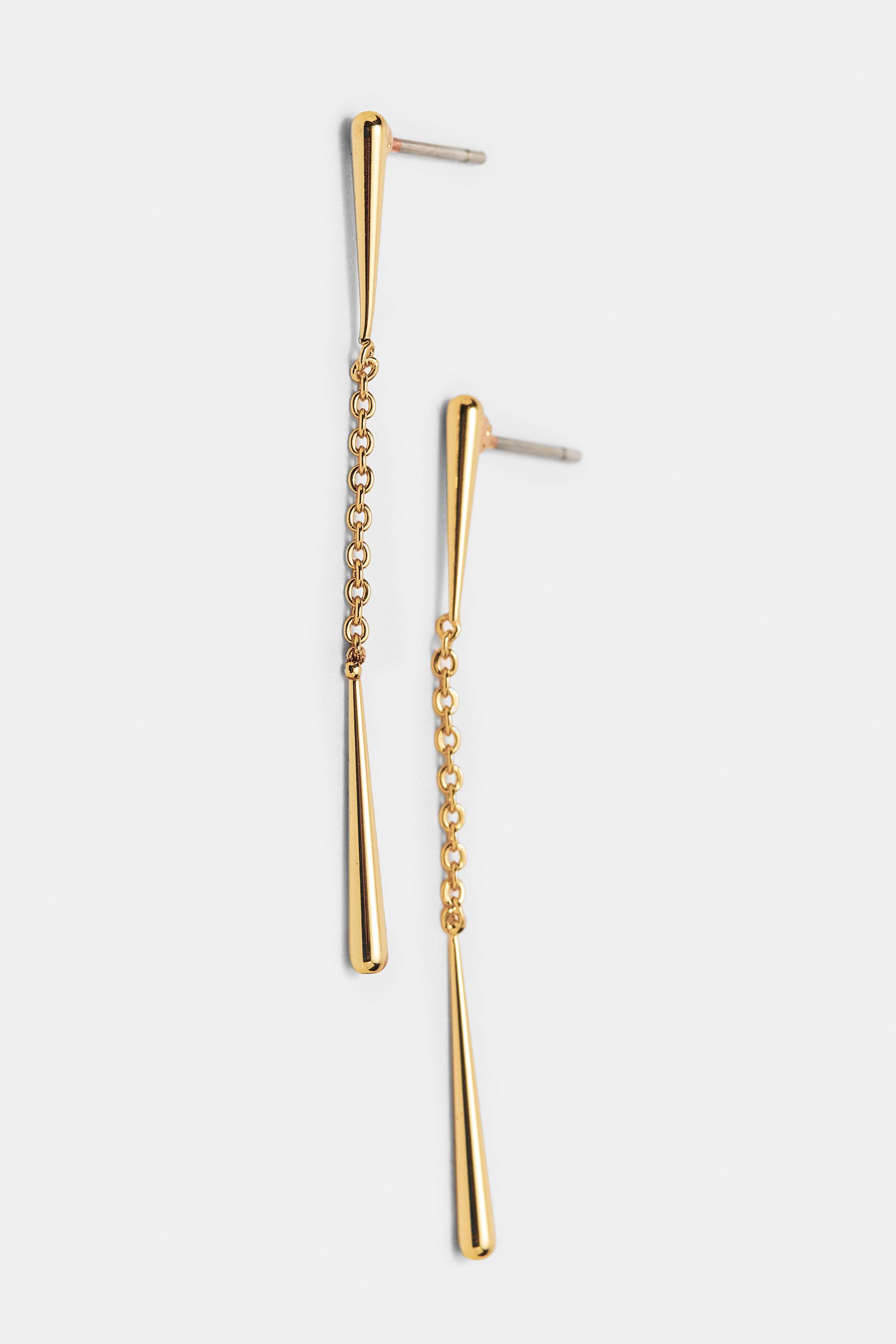 4-pack of earrings — Gold