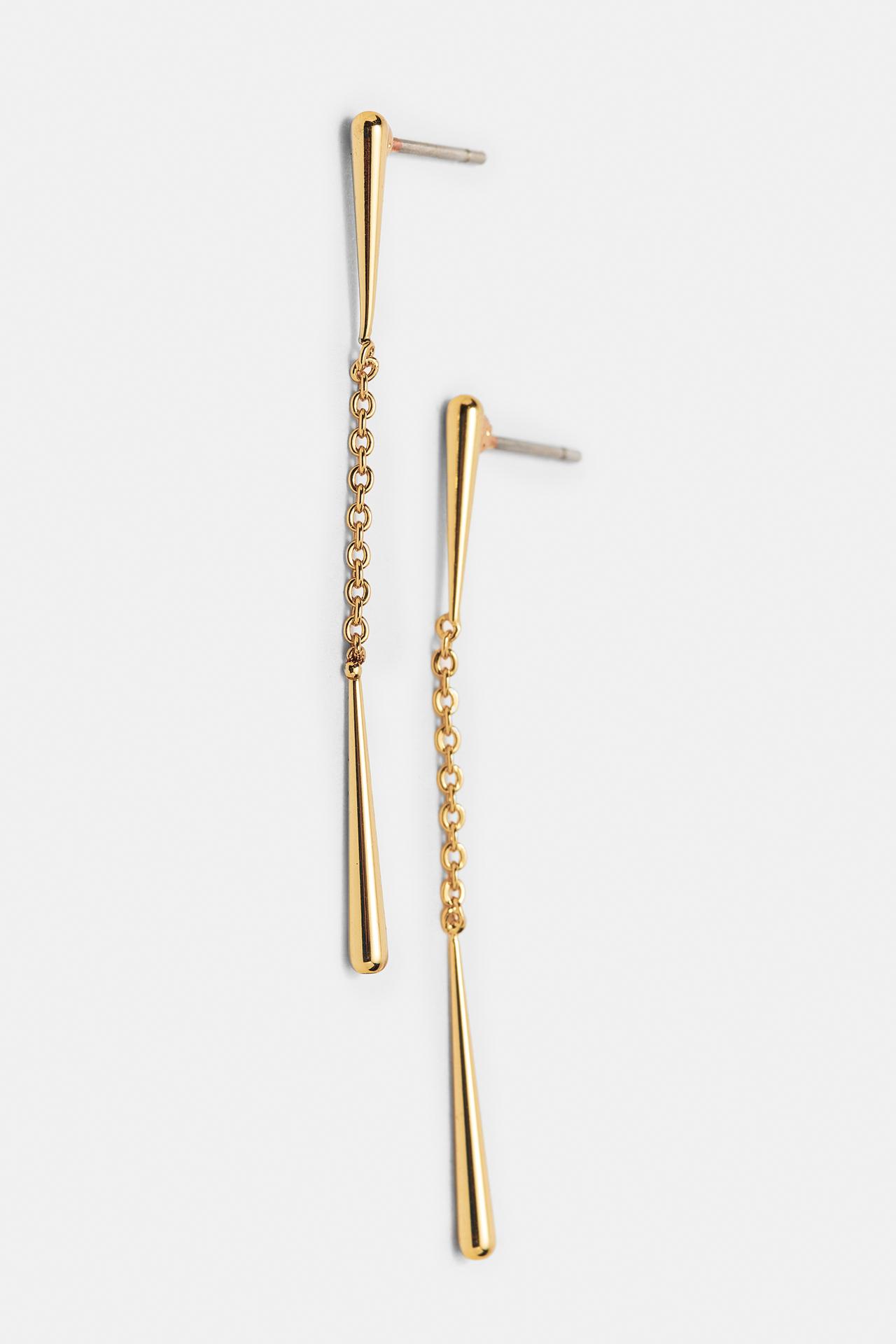 4-pack of earrings — Gold