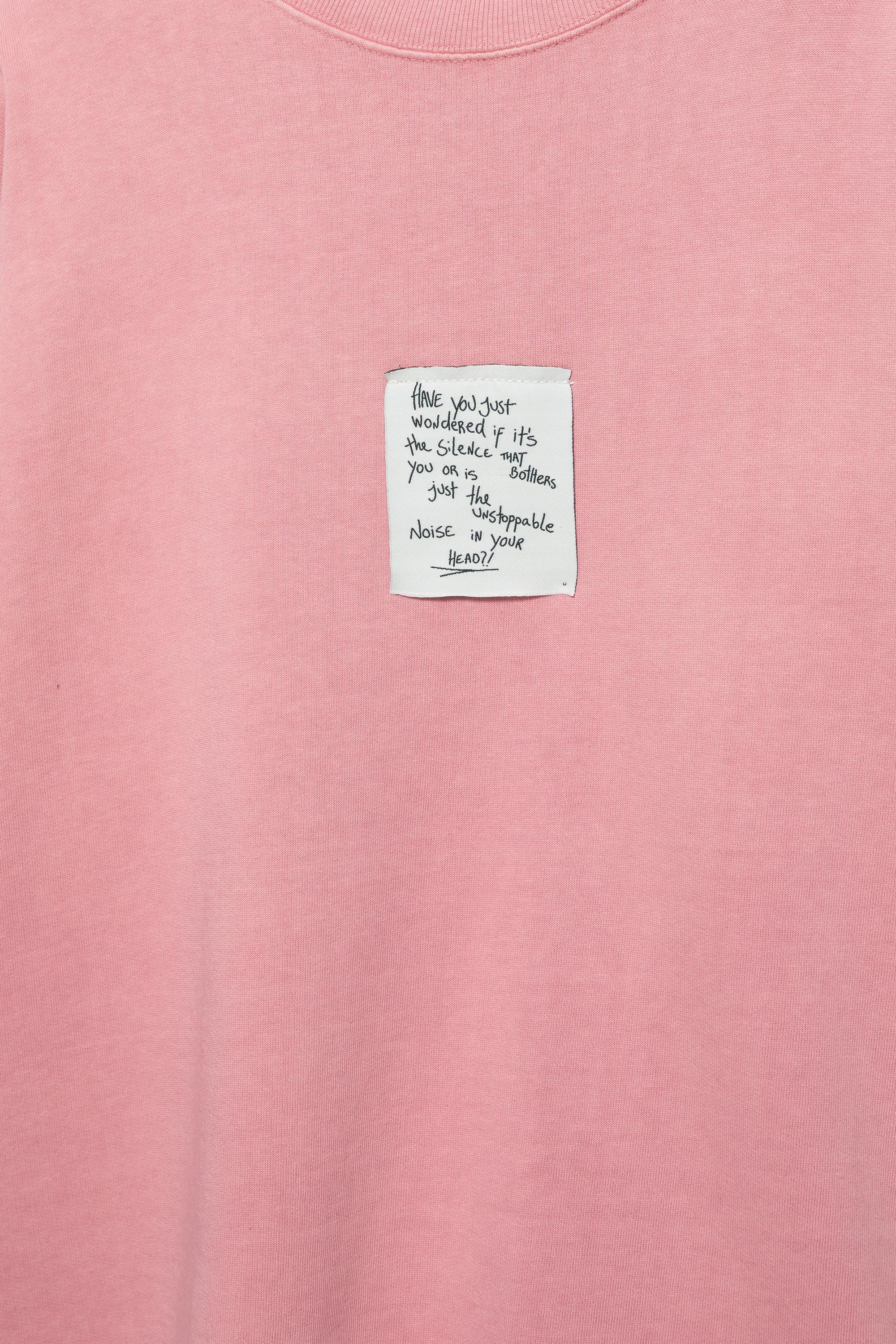 Pink label sweatshirt — Pink