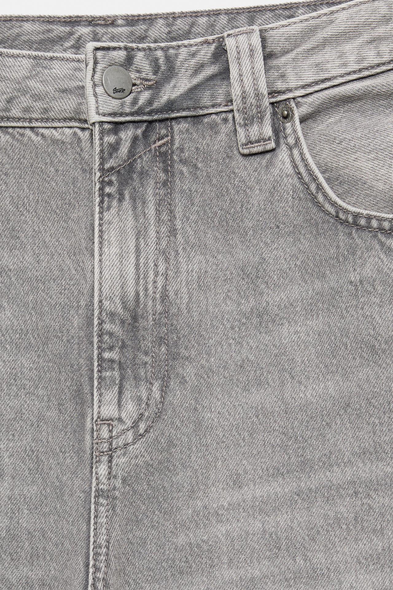 Baggy relaxed fit jeans — Pale grey
