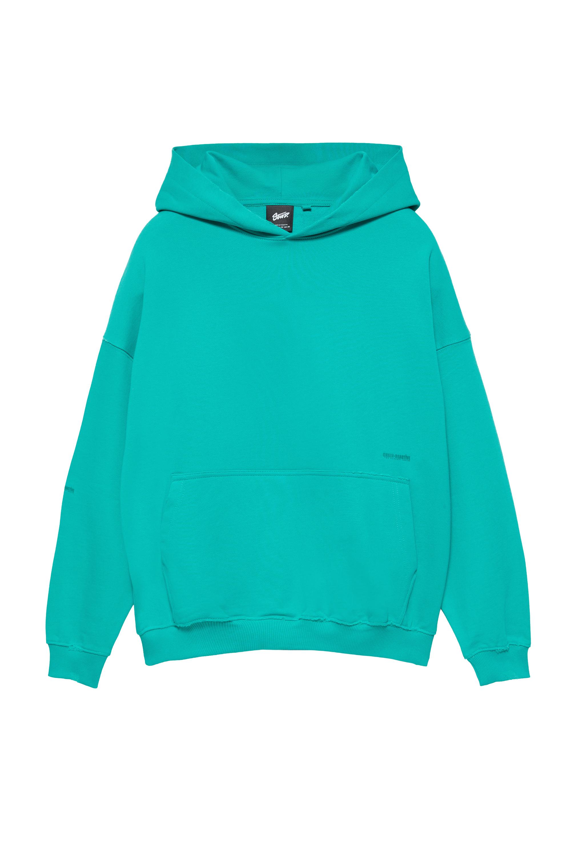 Pull&Bear STWD kutu kesim sweatshirt görsel 2