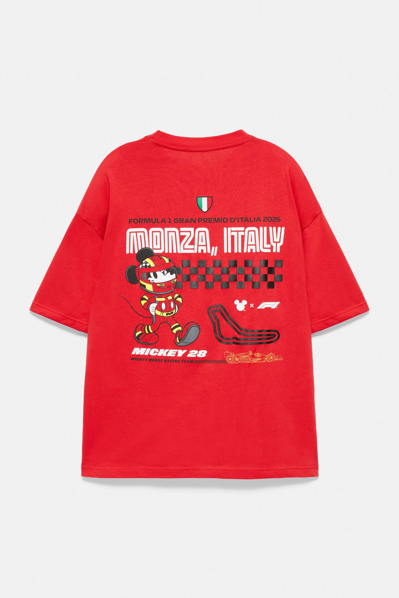 Disney x F1 Monza graphic T-shirt — Red