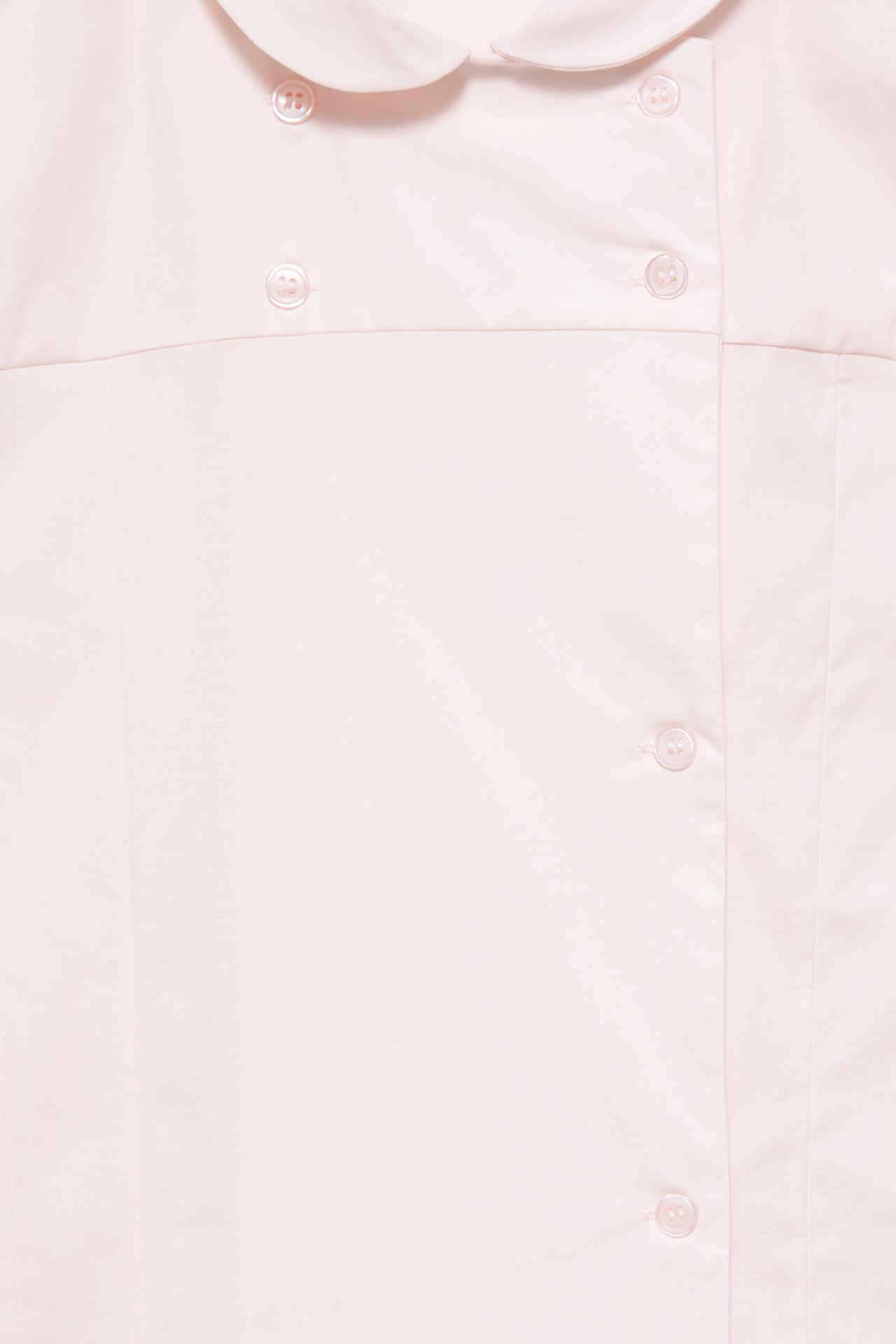 Pink shirt with Peter Pan collar — Pink