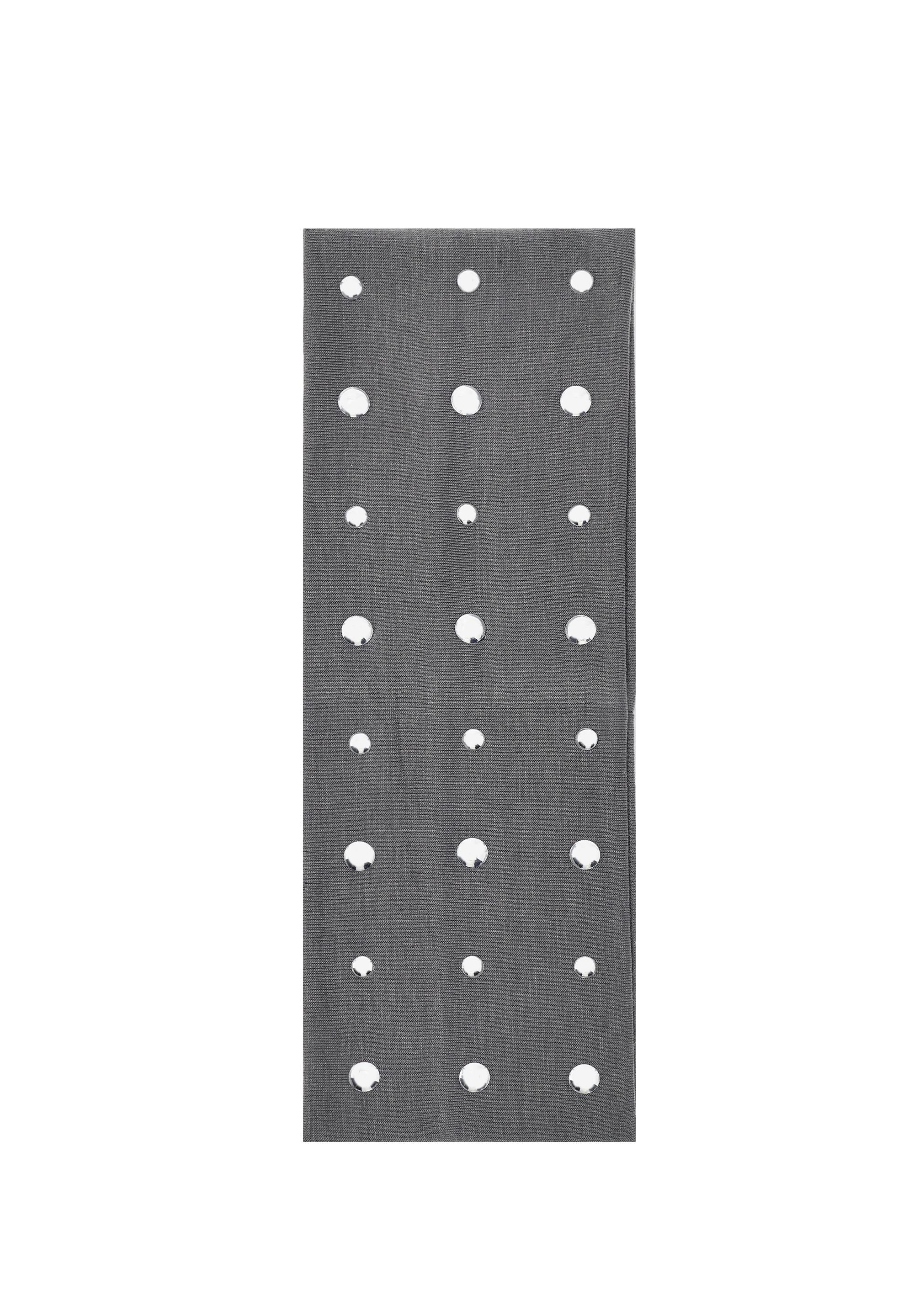 Studded stretch headband — Grey