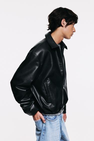 Leather-effect jacket — Black 6