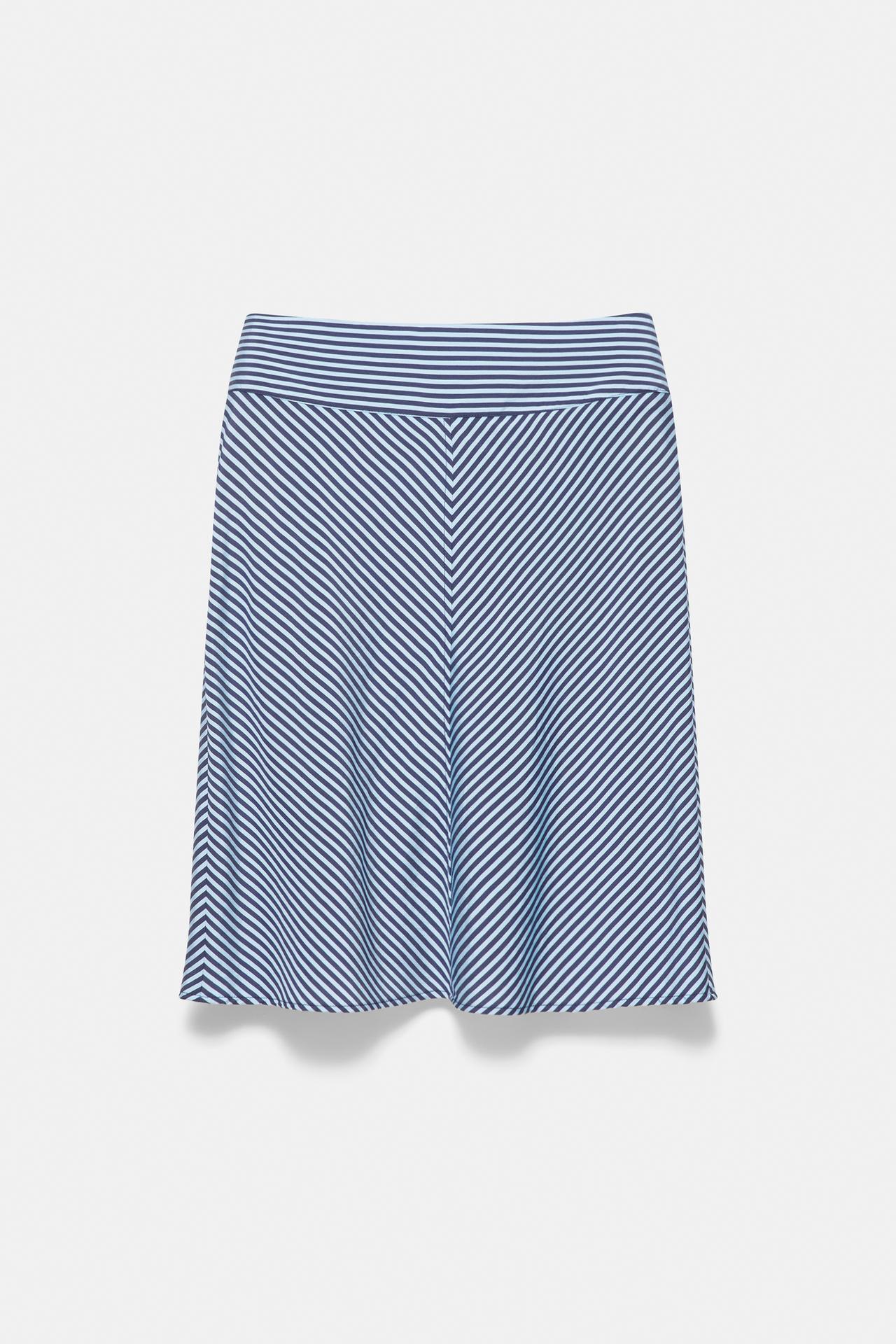 Striped skirt — Bluish navy