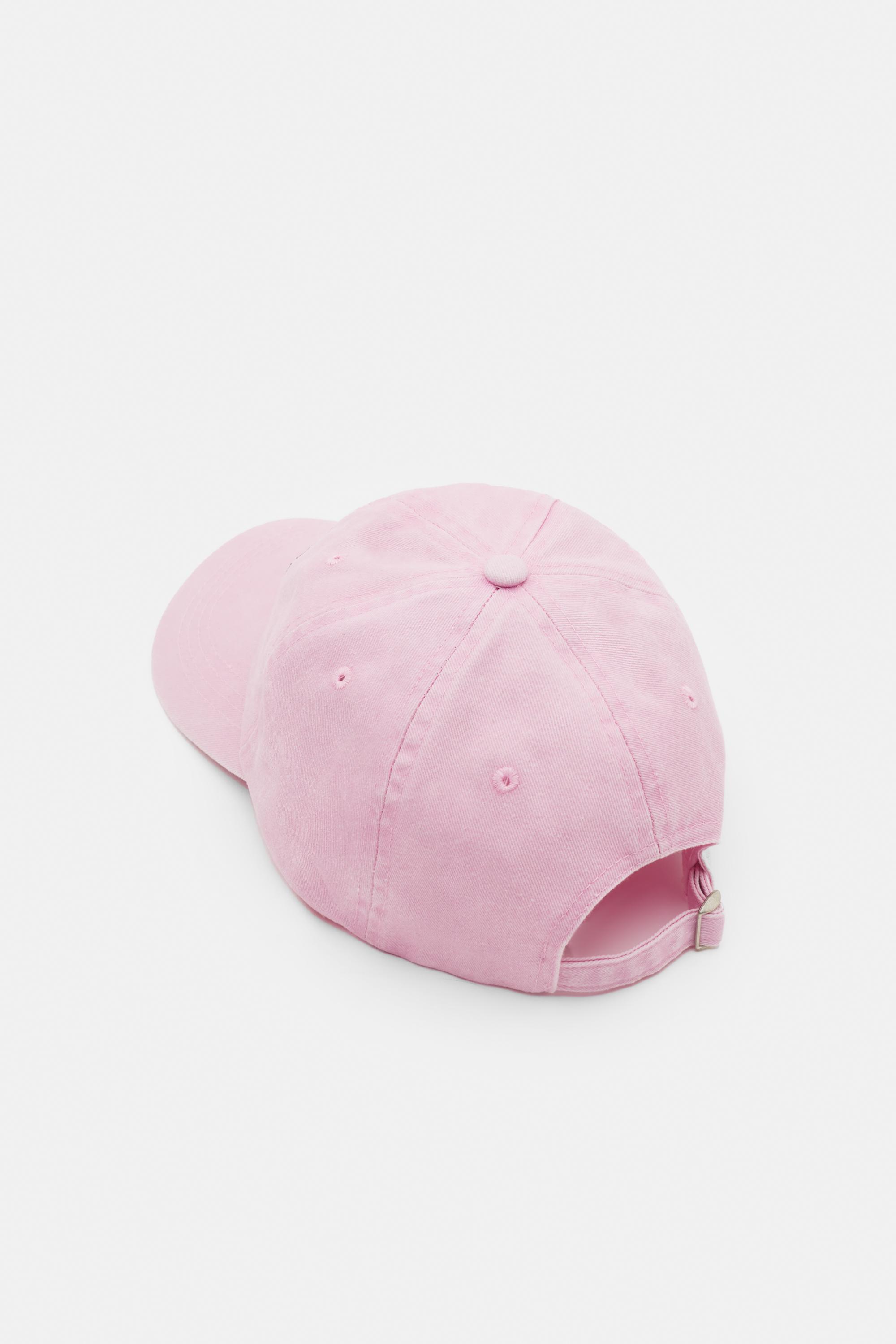 Amalfi embroidered cap — Pink
