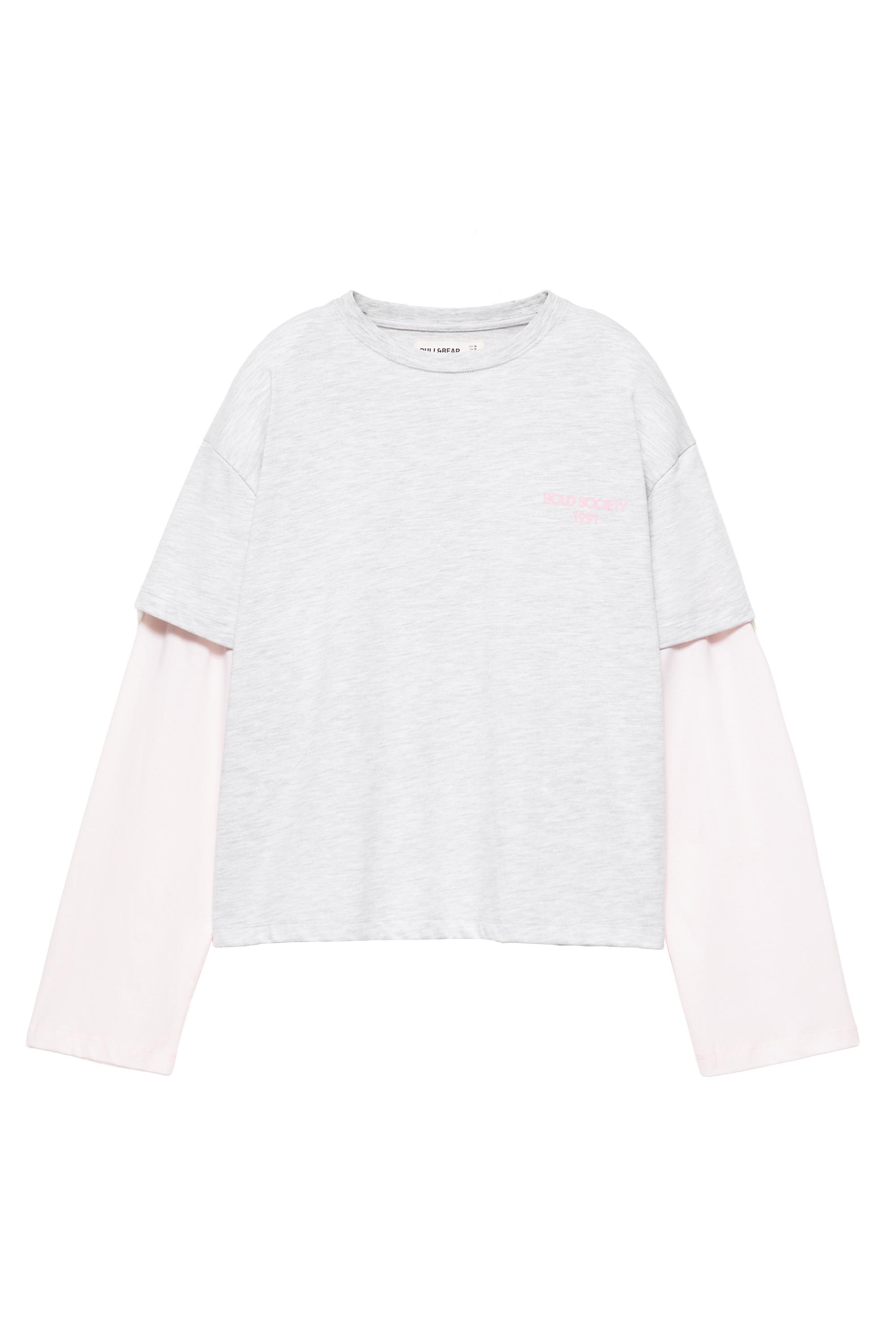 Pull&Bear Çift kollu tişört görsel 3