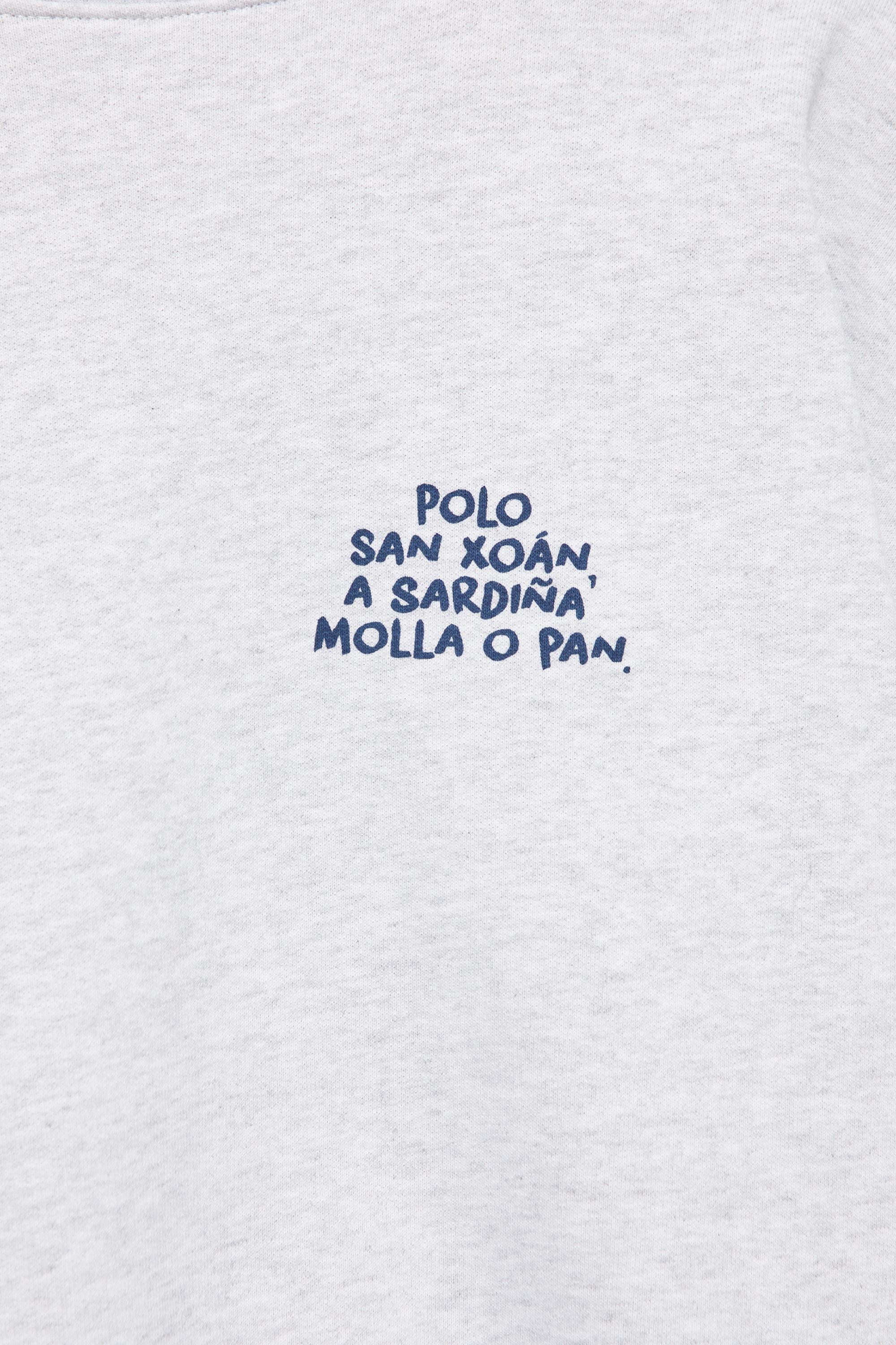 San Xoán Noite Meiga sweatshirt — Grey marl
