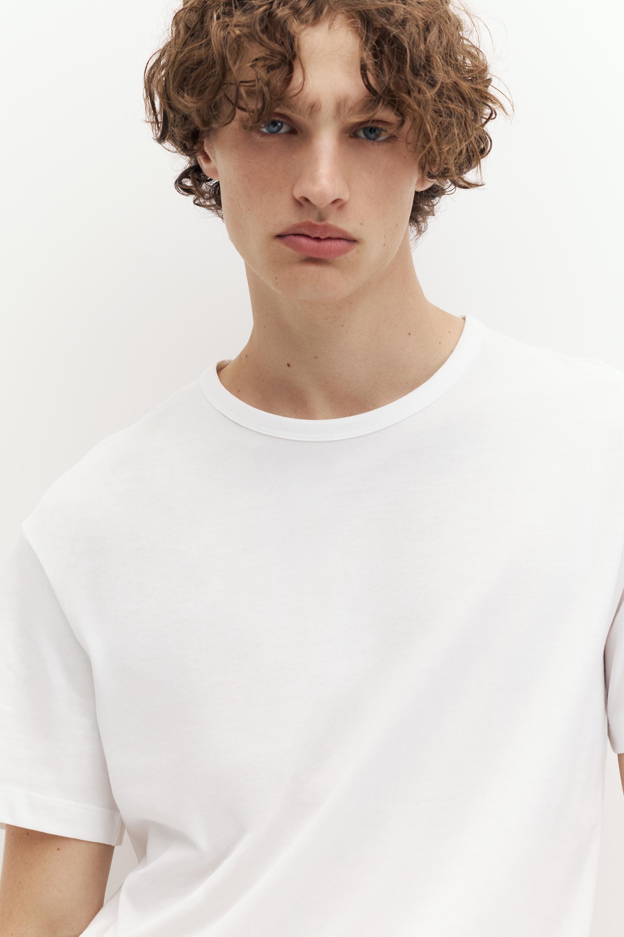 Basic slim fit tişört - Görsel 8