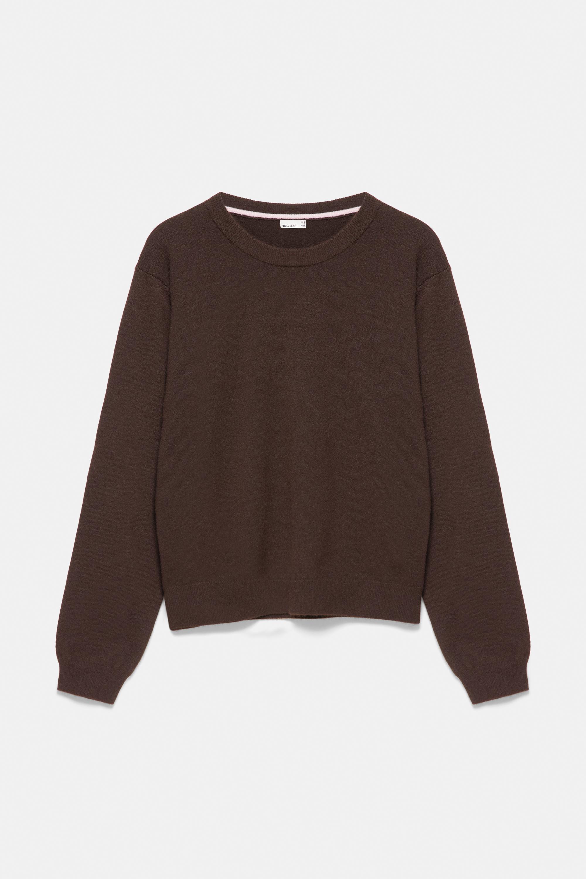 Soft knit jumper — Brown