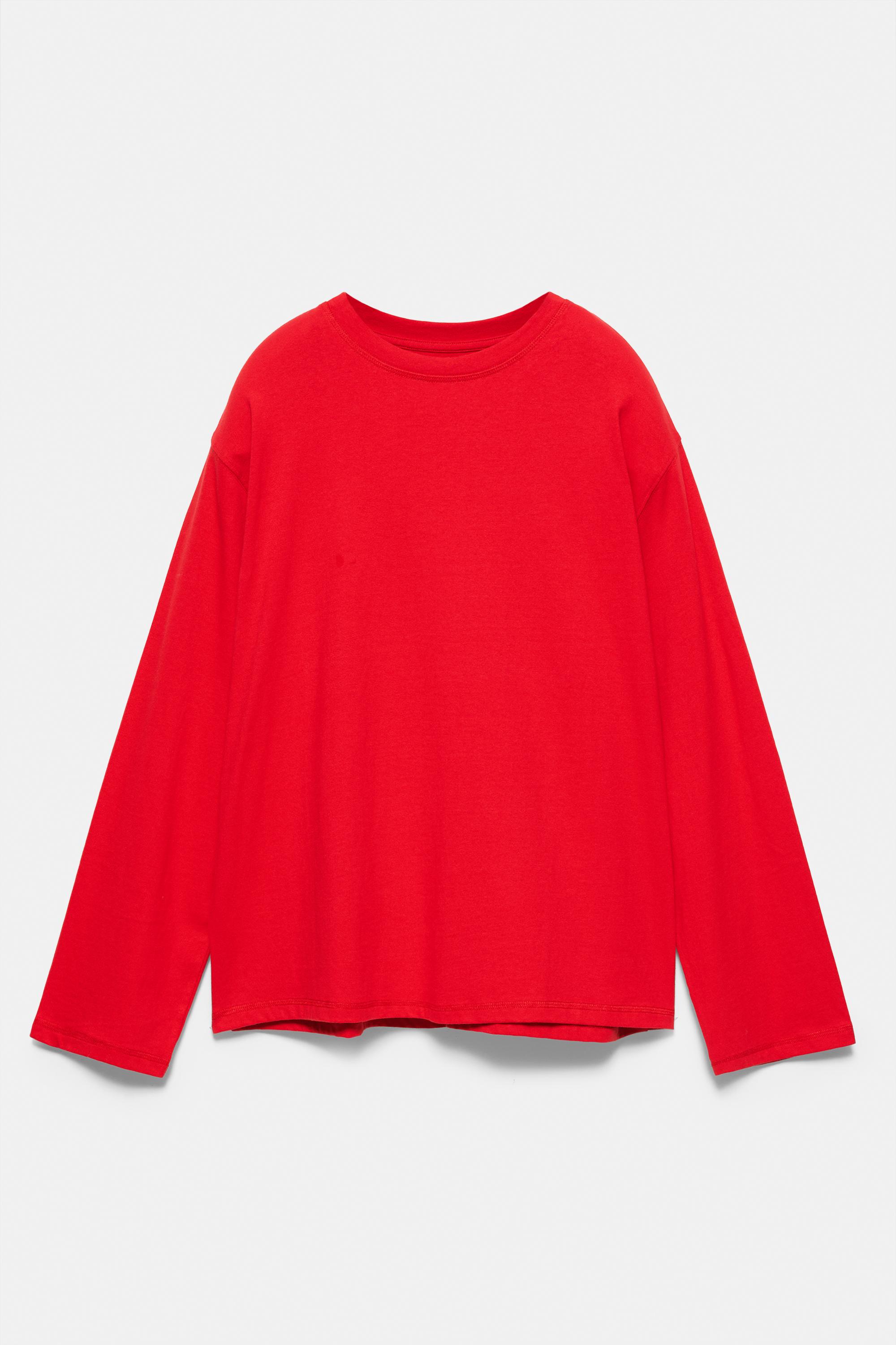 Pull&Bear Oversize uzun kollu tişört