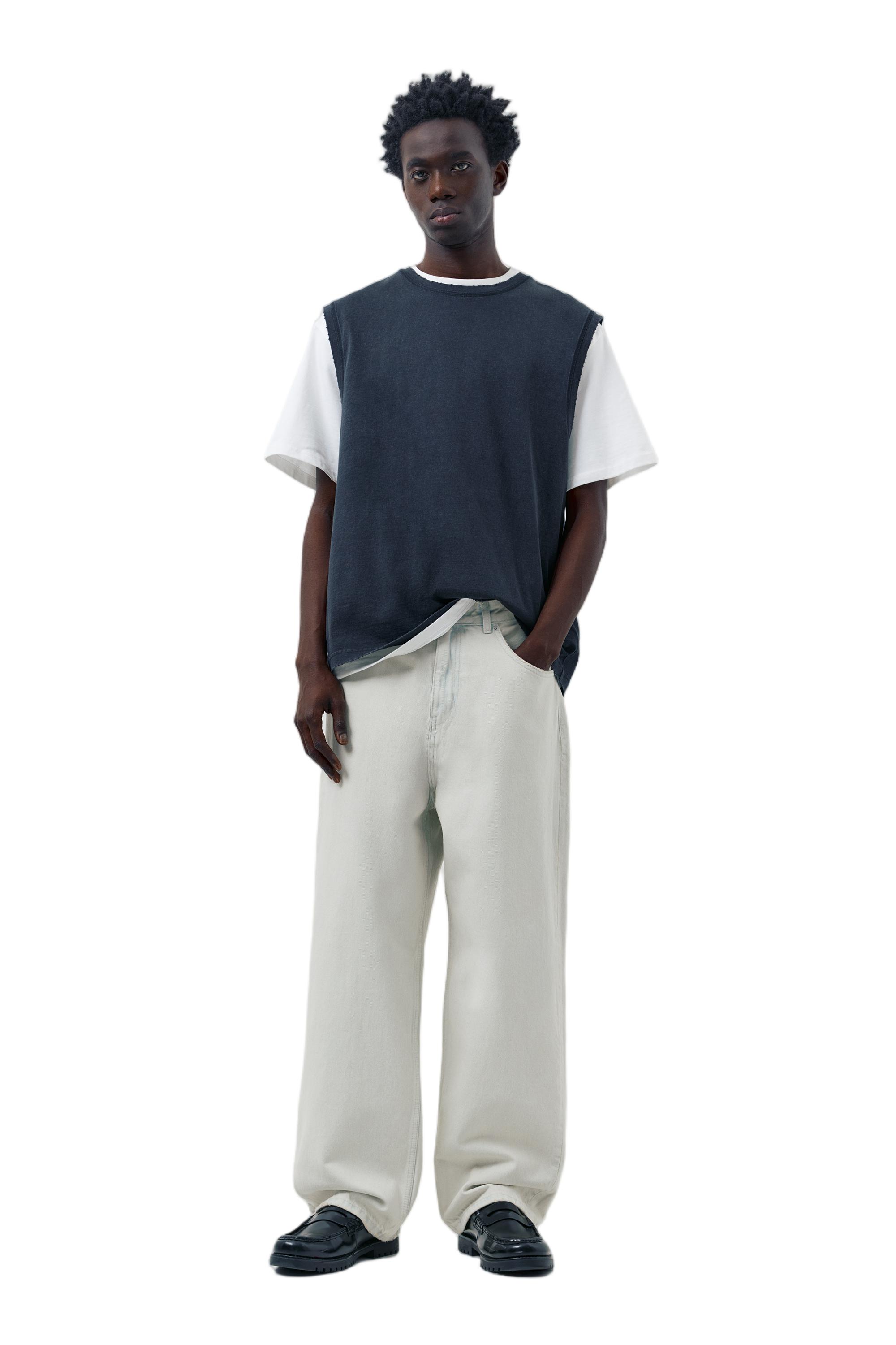 Relaxed fit baggy jeans — Sky blue