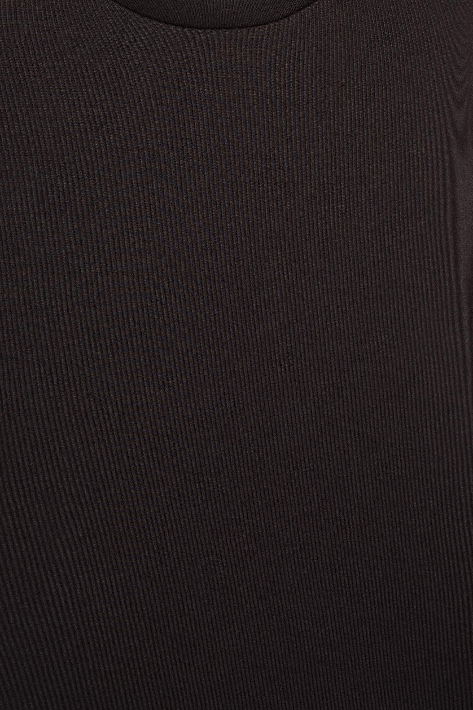Soft-touch short sleeve T-shirt — Anthracite grey