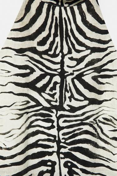 Zebra print halter top — Ice 8