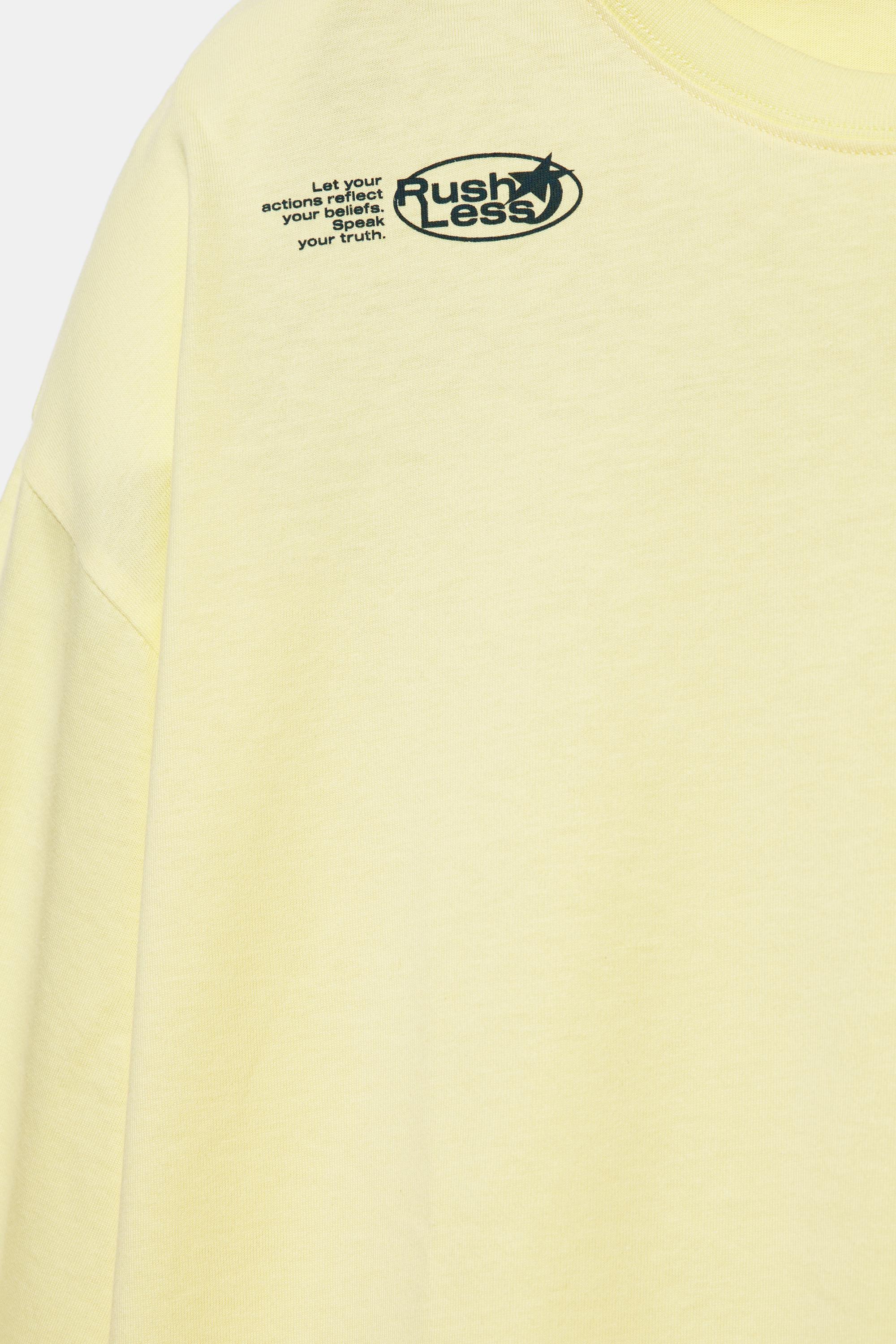 Sarı uzun kollu t-shirt - Görsel 4