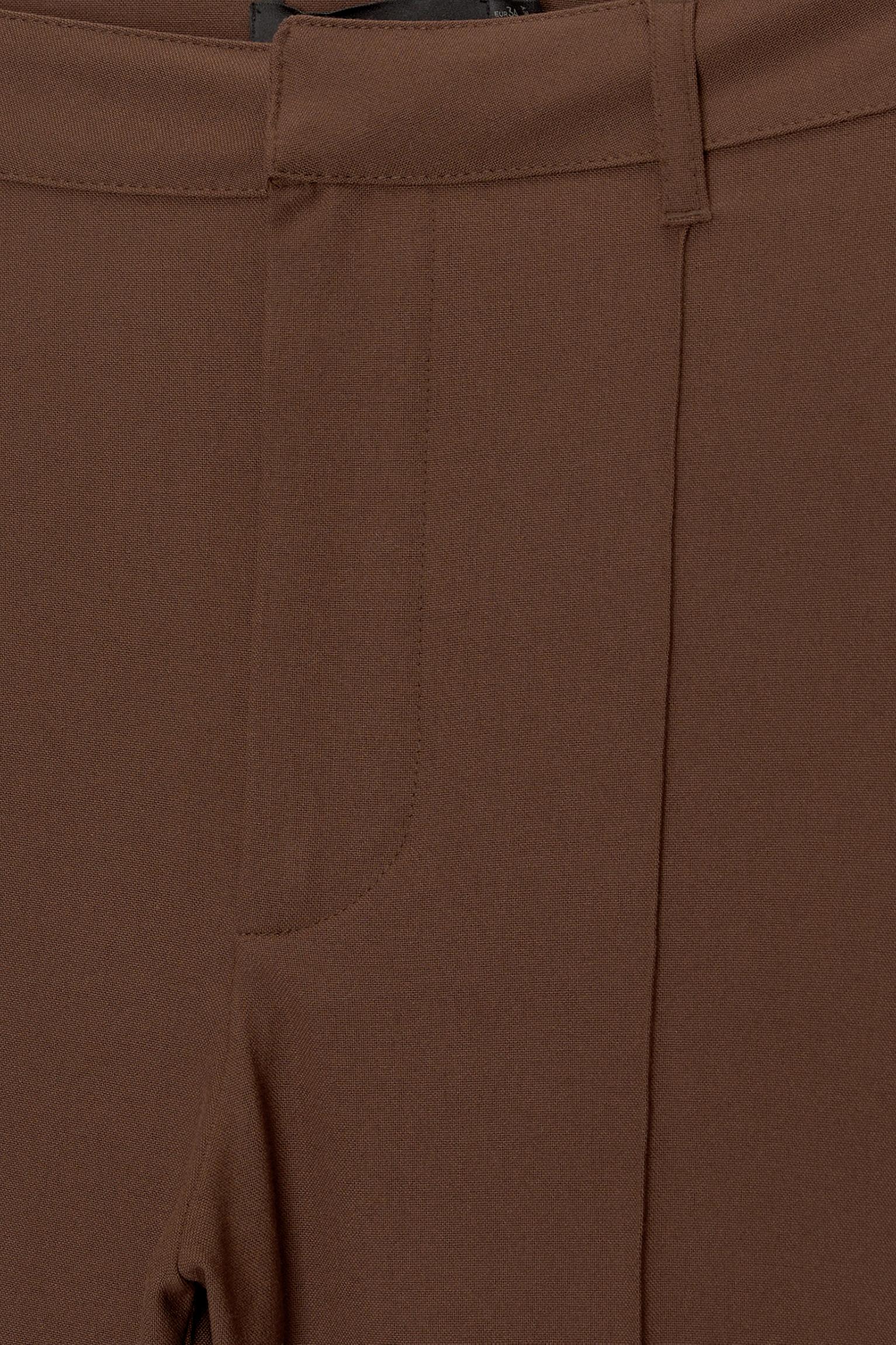 Smart trousers with seam detail — Brown