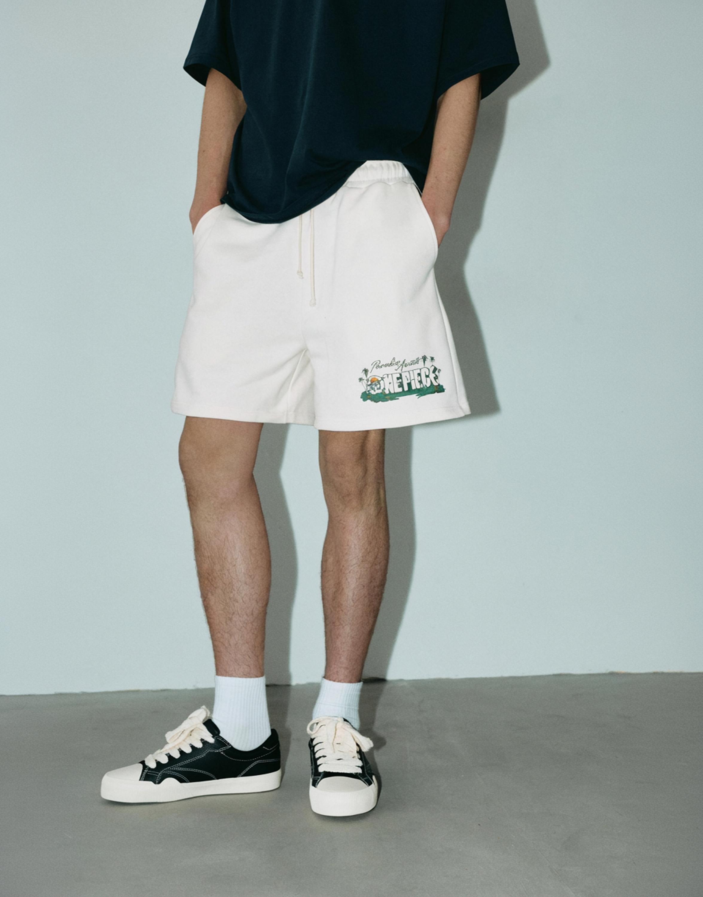 One Piece jogger shorts — Sand