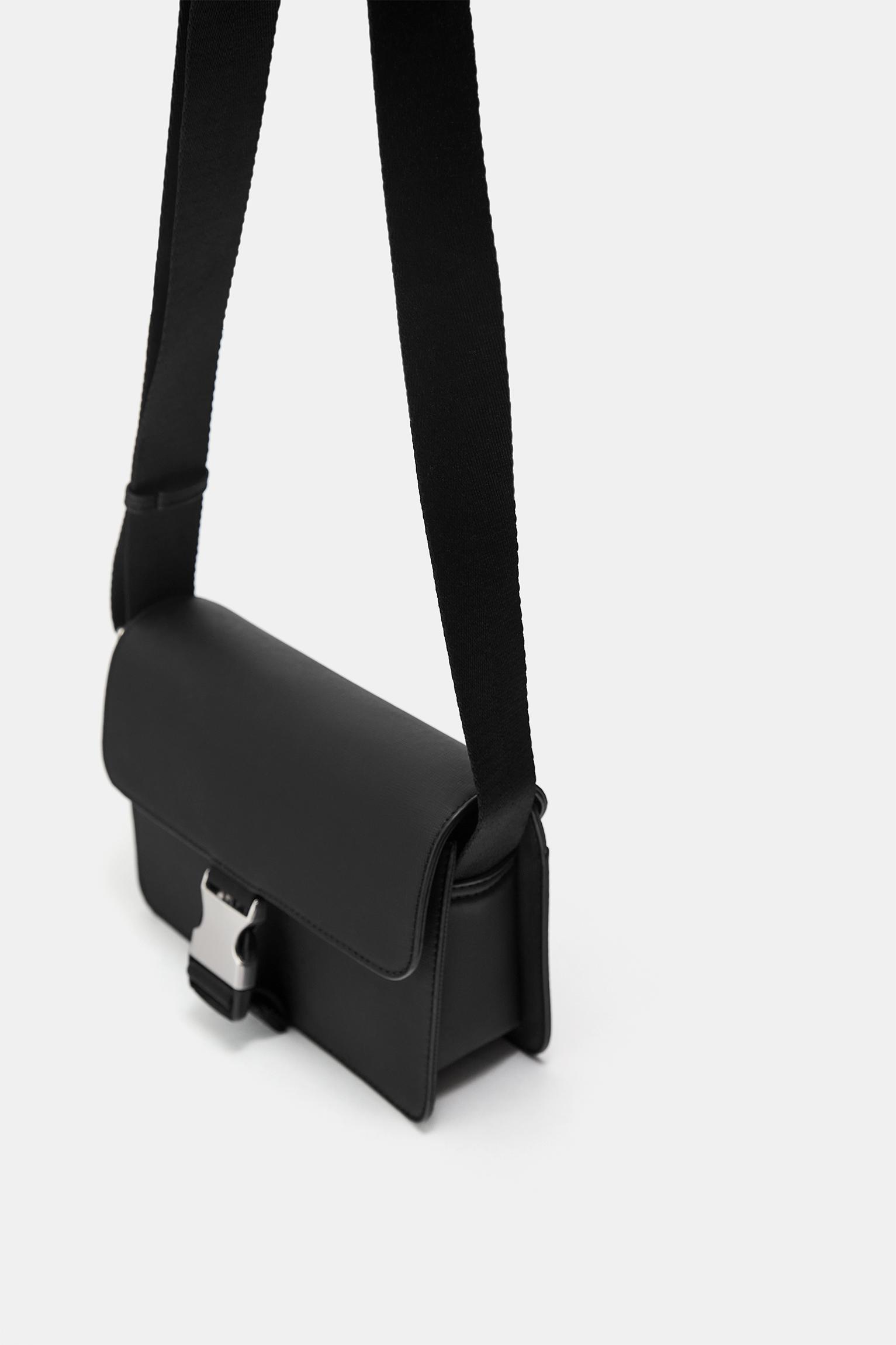 Tokalı çapraz askılı çanta