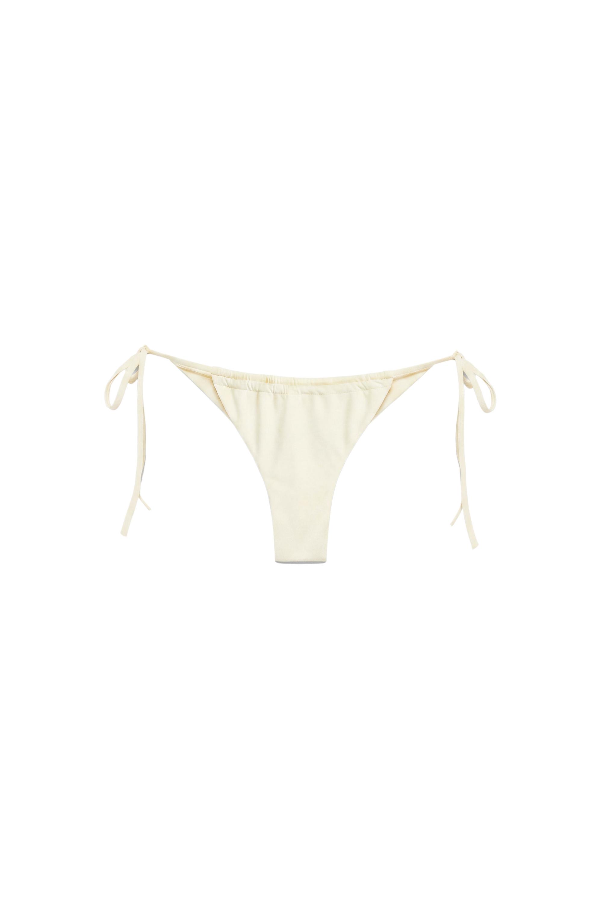 Drape detaylı bikini altı - Görsel 10