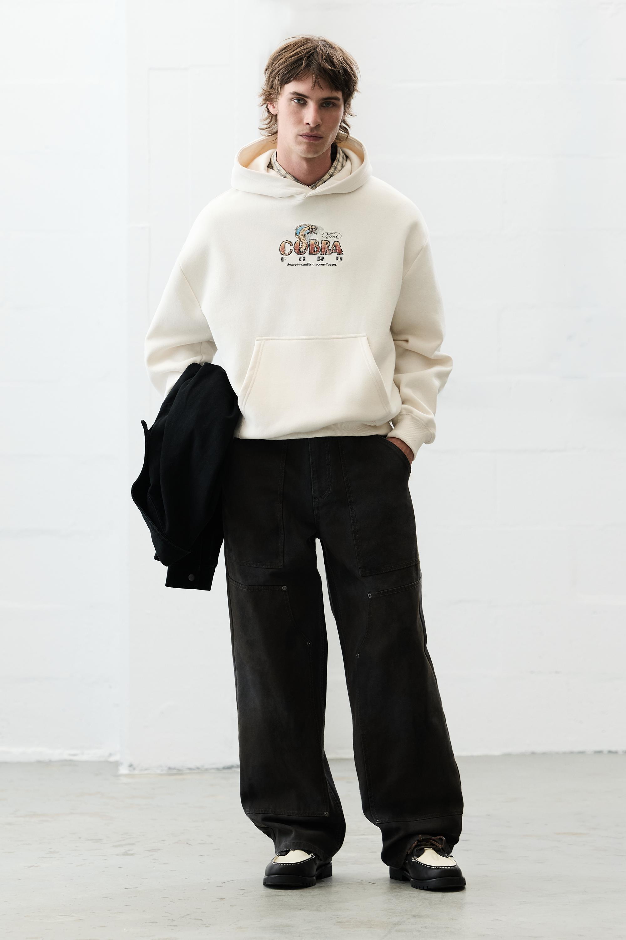Pull&Bear Ford Cobra kapüşonlu sweatshirt